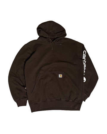 Carhartt Hoodie Brown (M) - Gods Thrift Athens