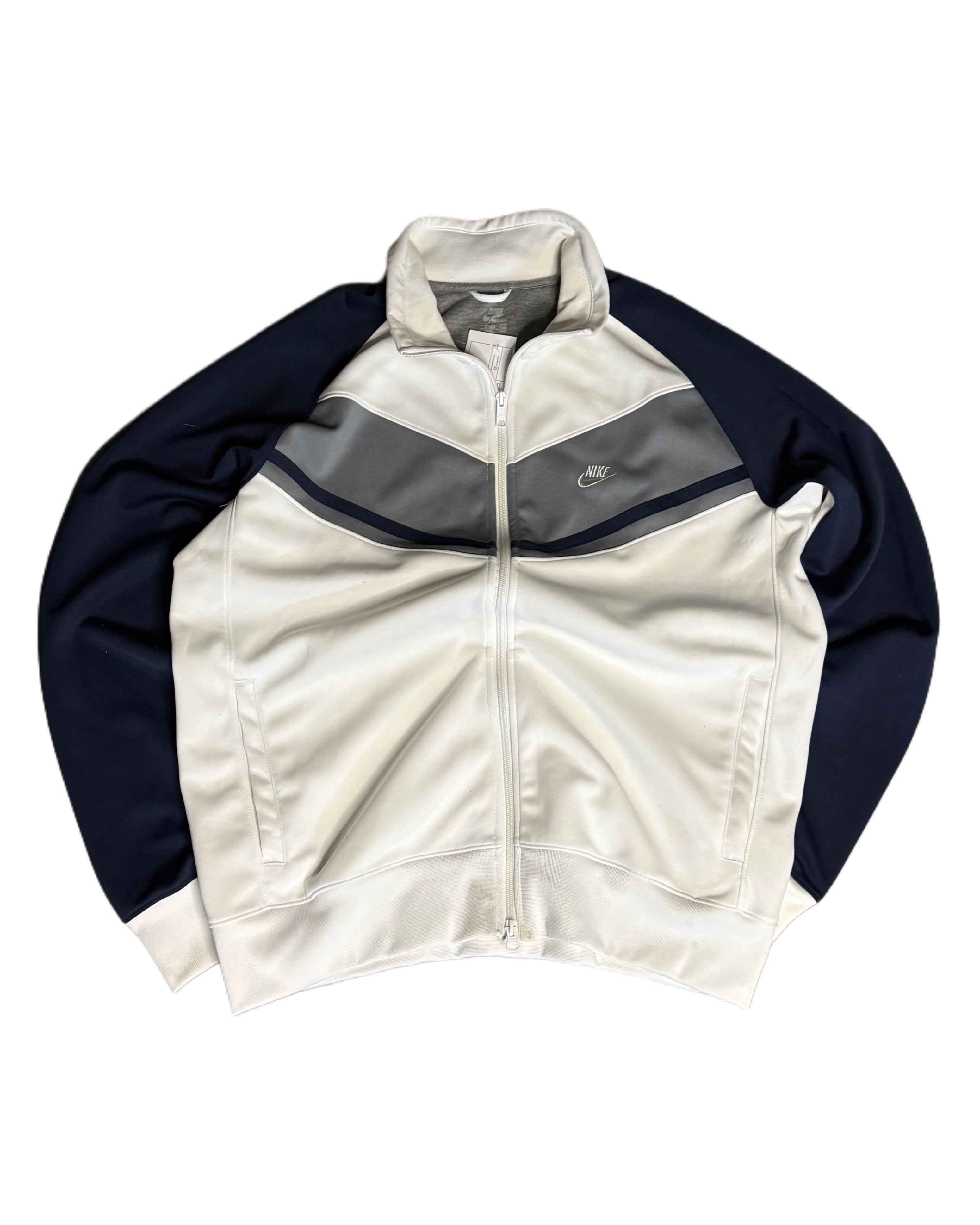00s Nike Jacket XL ( Blue - White) - Gods Thrift Athens