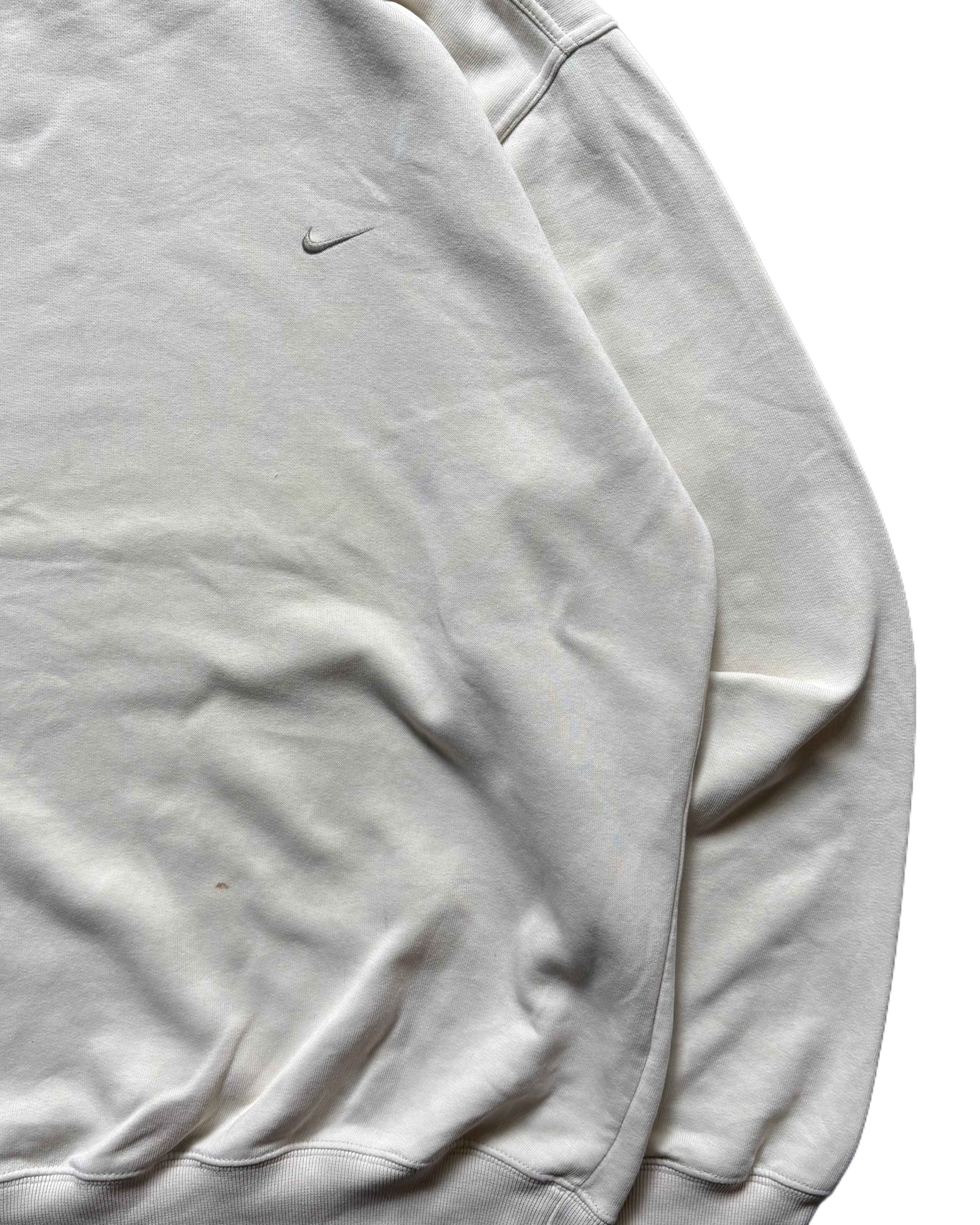 00s Nike Crewneck Cream (L) - Gods Thrift Athens
