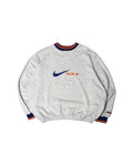 Vintage Nike Crewneck Grey (XL) - Gods Thrift Athens