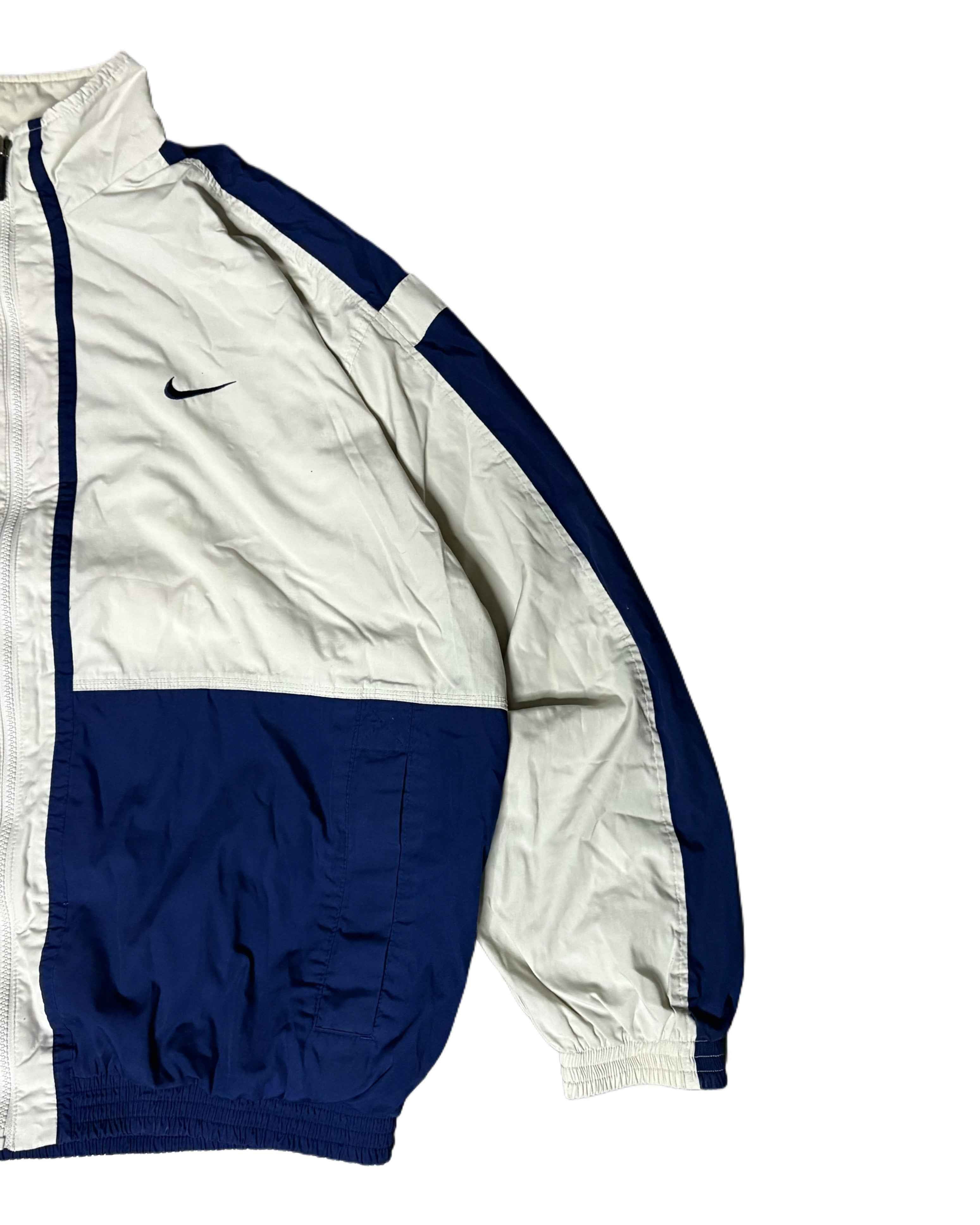Vintage 90s Nike Jacket White (XL) - Gods Thrift Athens