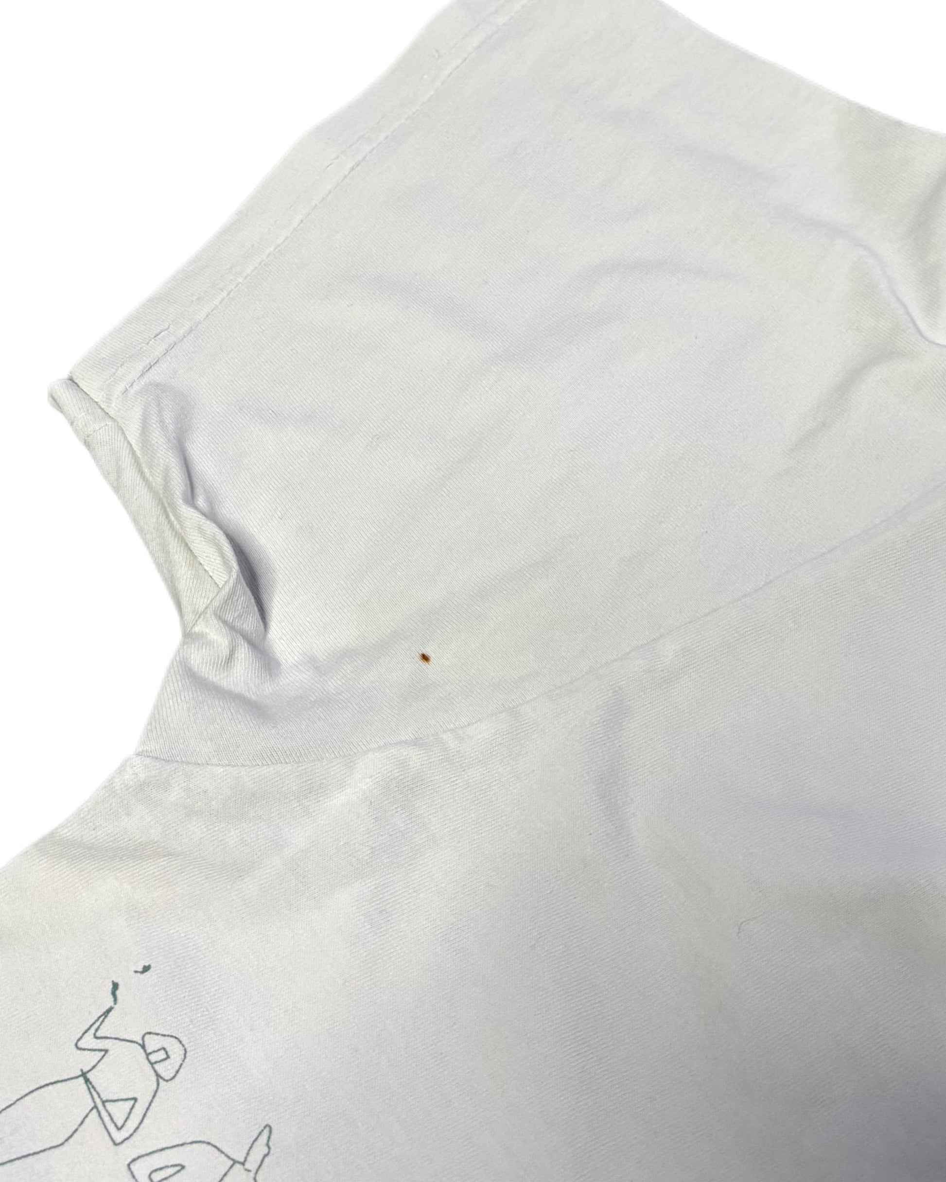 Stussy "People" T-shirt White (L) - Gods Thrift Athens