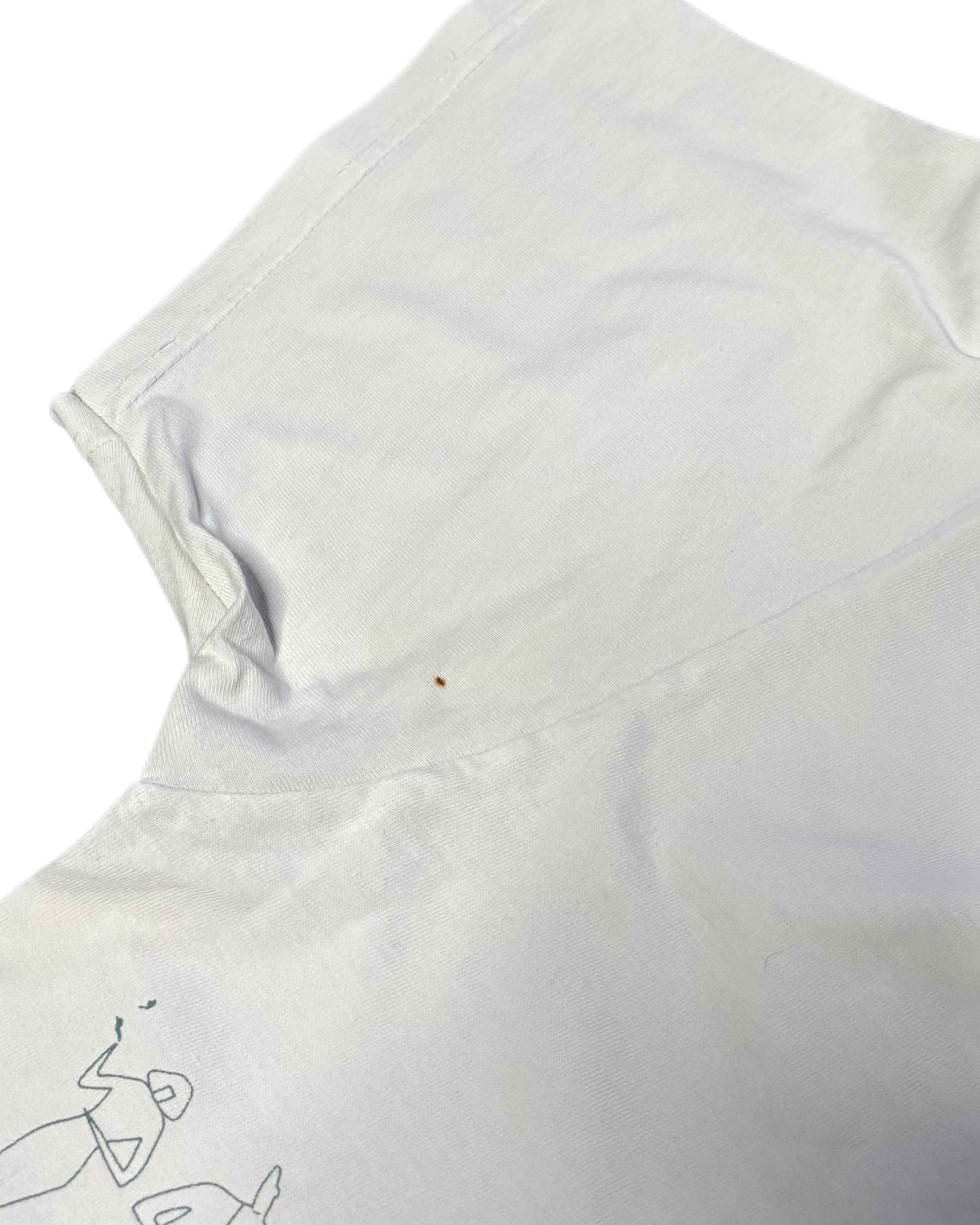 Stussy "People" T-shirt White (L) - Gods Thrift Athens