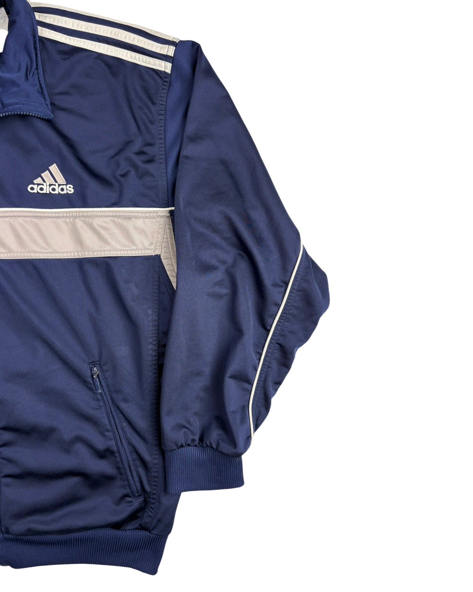 Vintage 2000s Adidas Track Jacket | Navy Blue | Size M