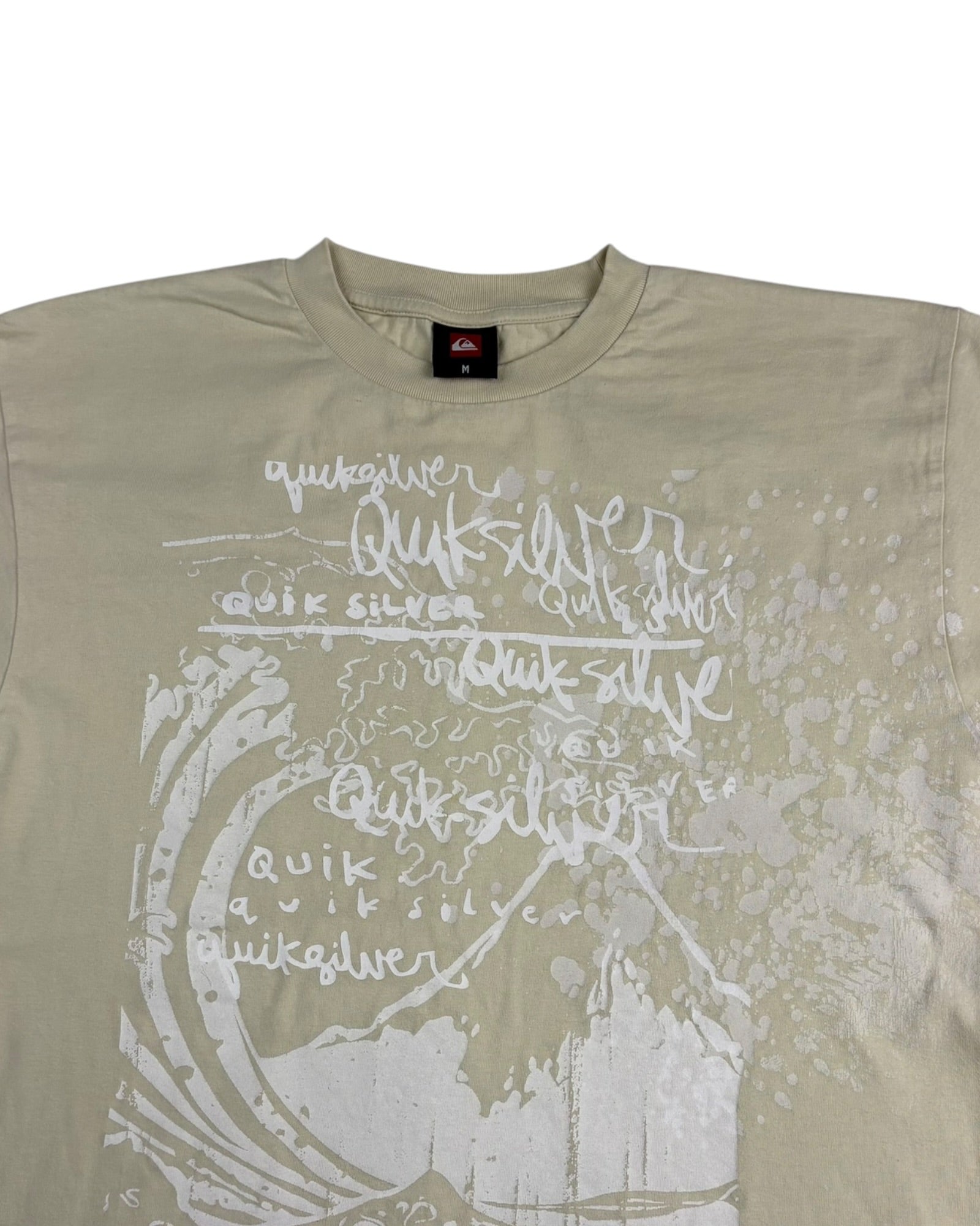 Vintage Quiksilver Heavyweight Tee | Tan | Size M