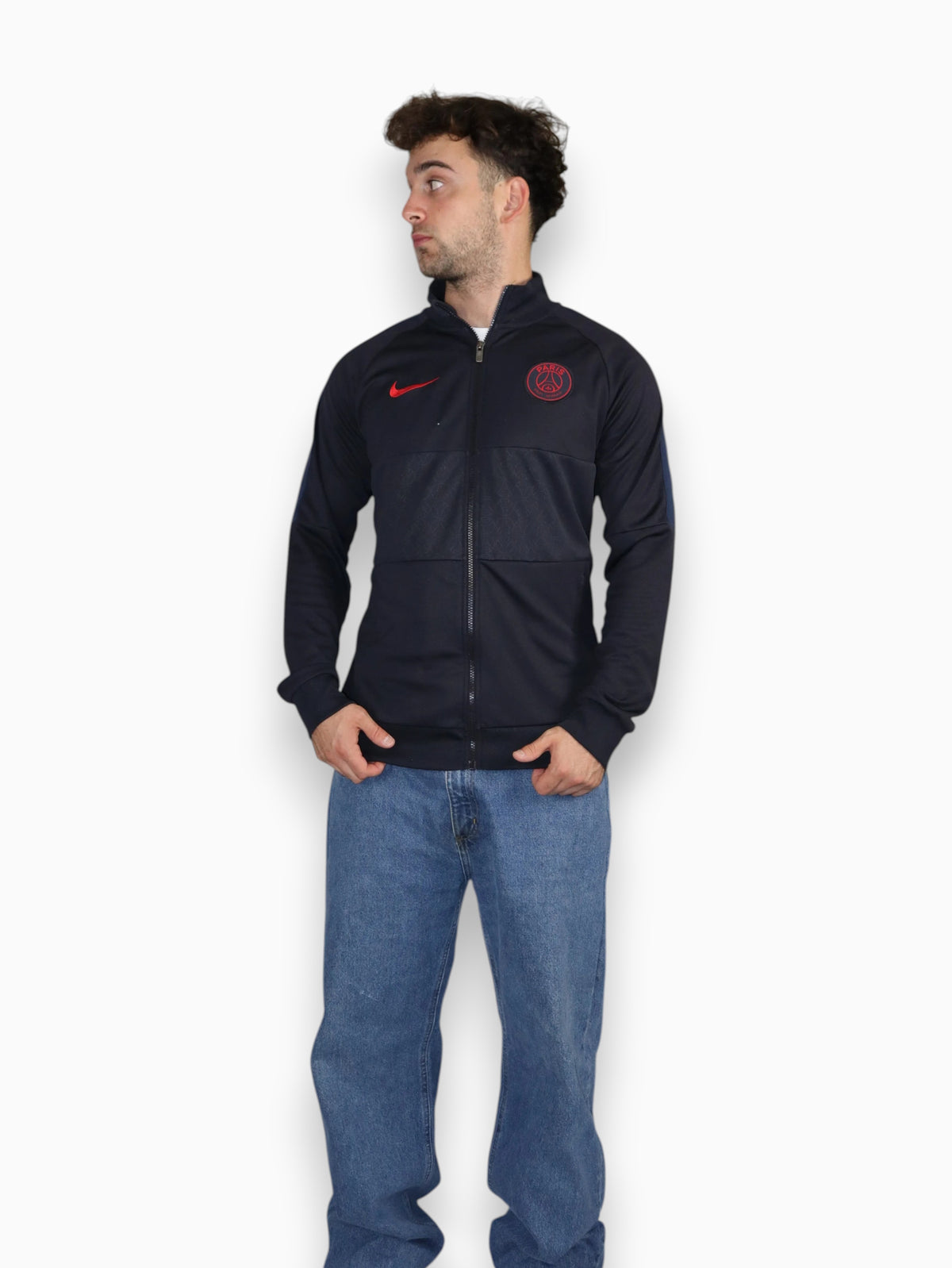 Nike Paris Saint-Germain Monogram Track Jacket | Black | Size S