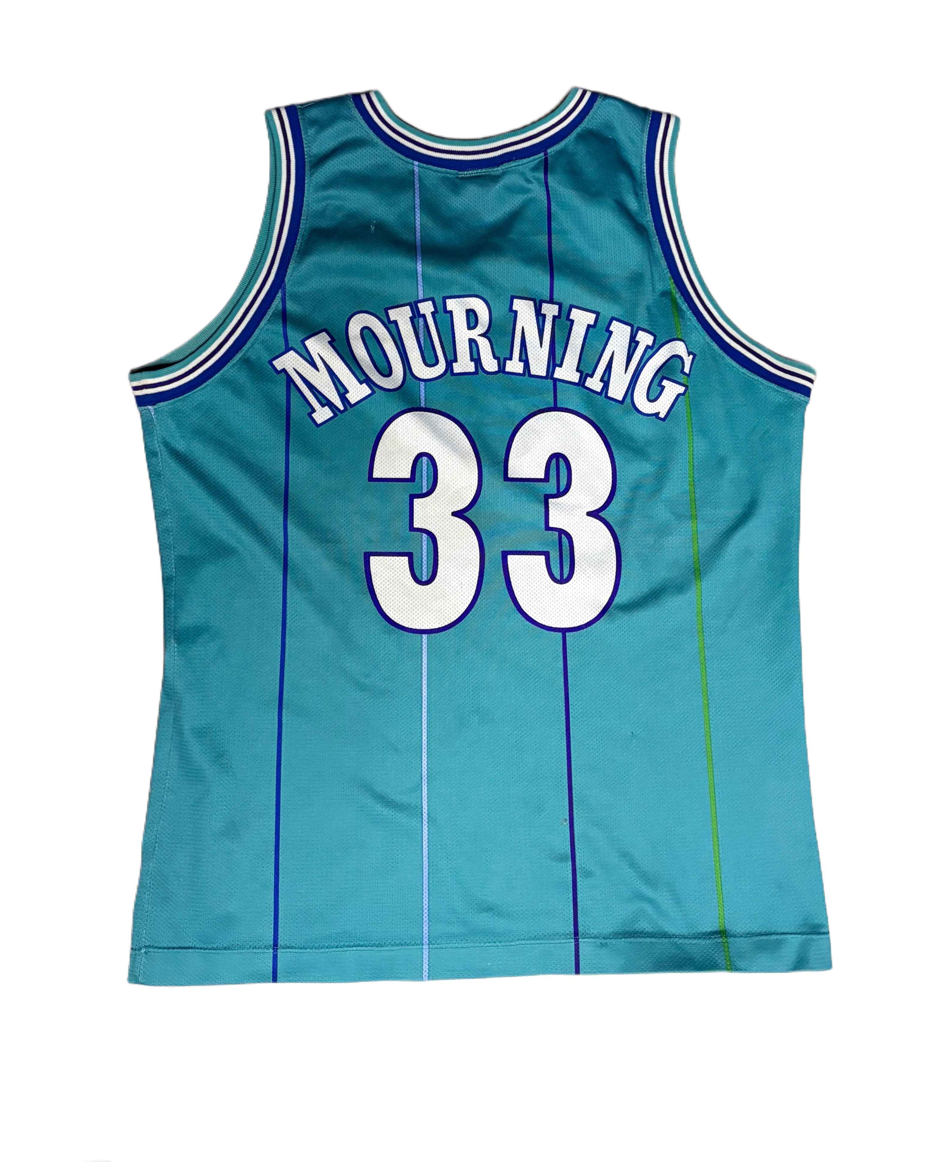 90s Champion NBA Charlotte Hornets Set Blue (L) - Gods Thrift Athens