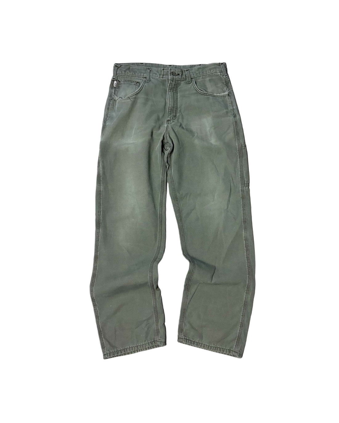 Vintage Carhartt Workpants Oxford Green (W33 L32) - Gods Thrift Athens