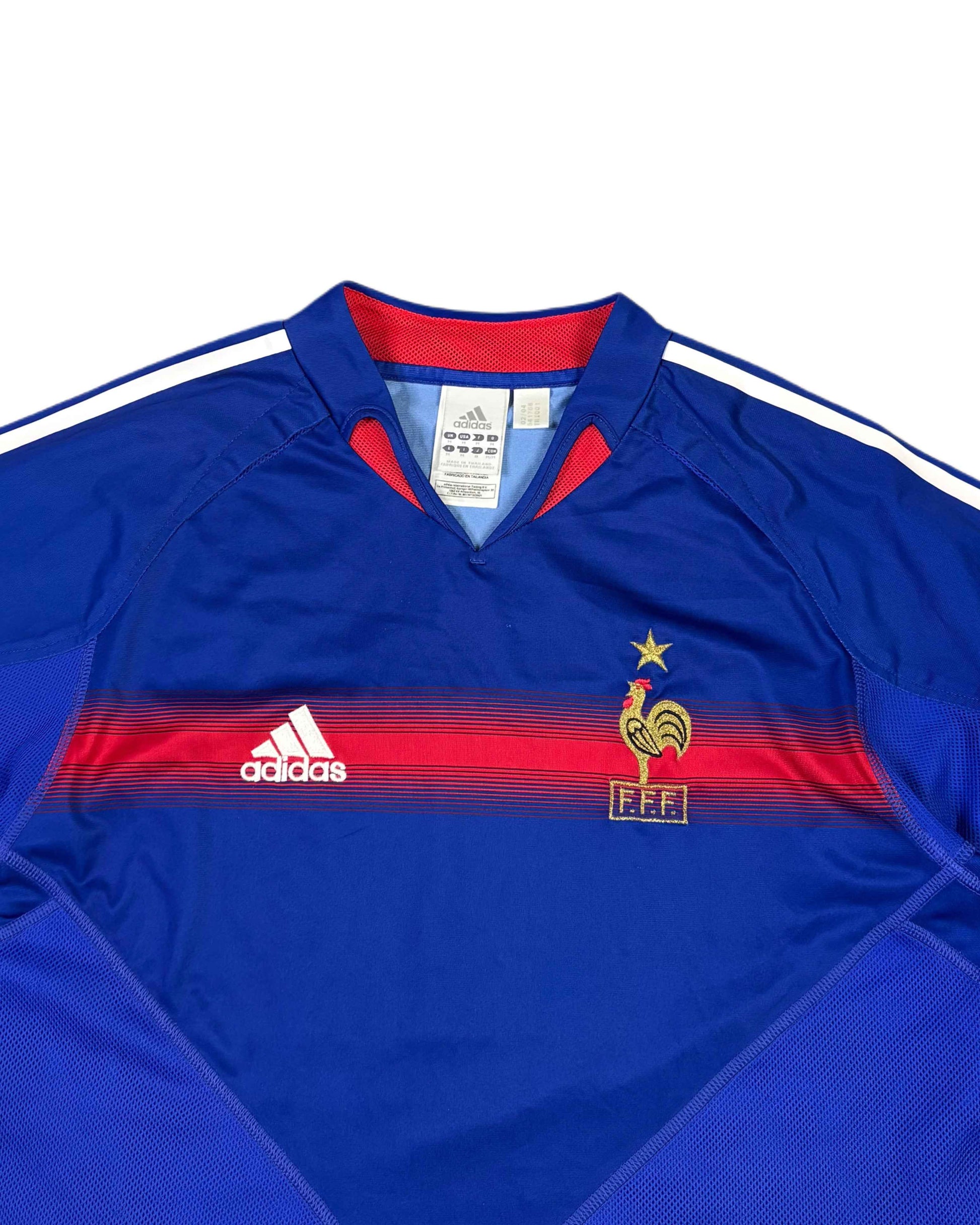 Vintage Euro 2004 Rare France Jersey Home Blue (M)