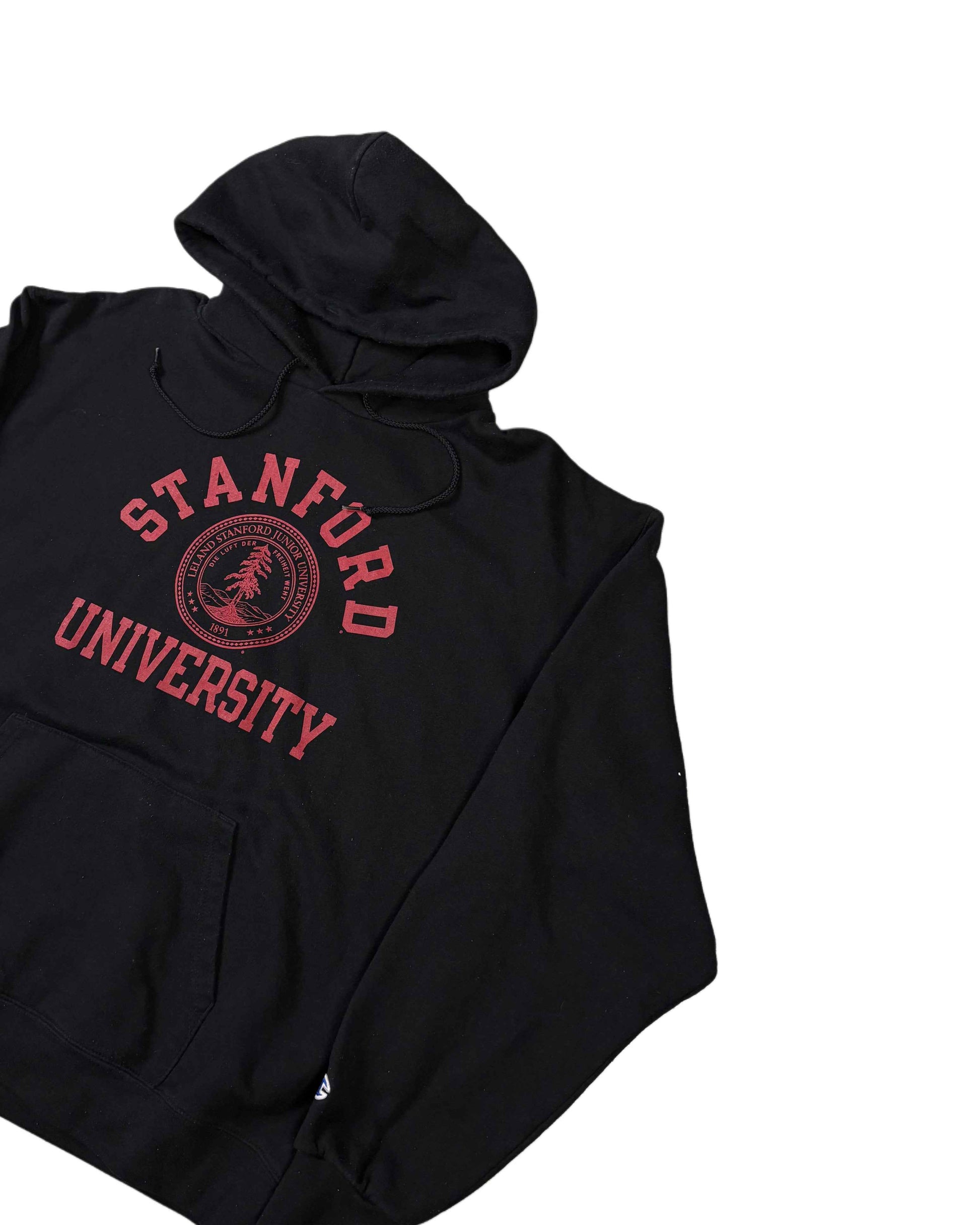 Vintage Champion Stanford University Hoodie Black (XL)