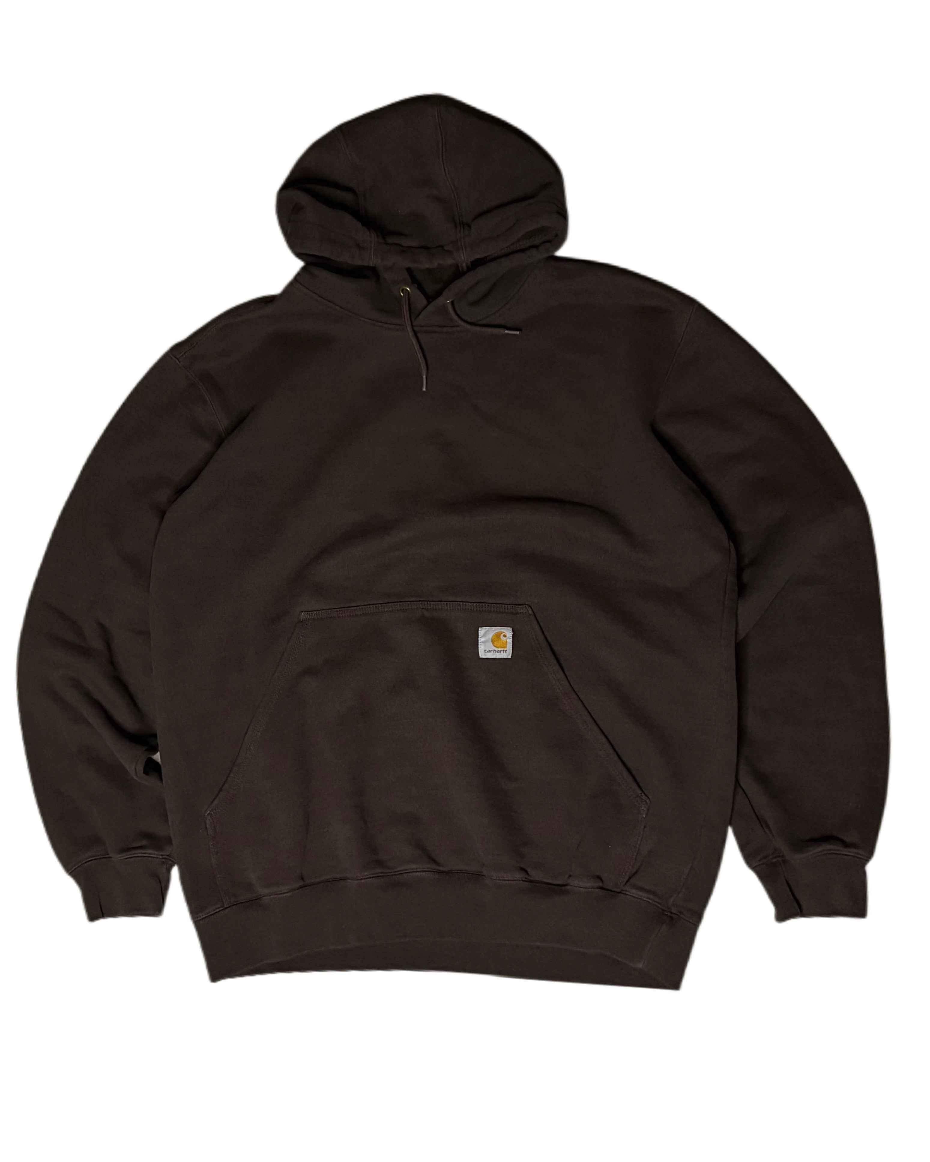 Carhartt Hoodie Brown (M) - Gods Thrift Athens