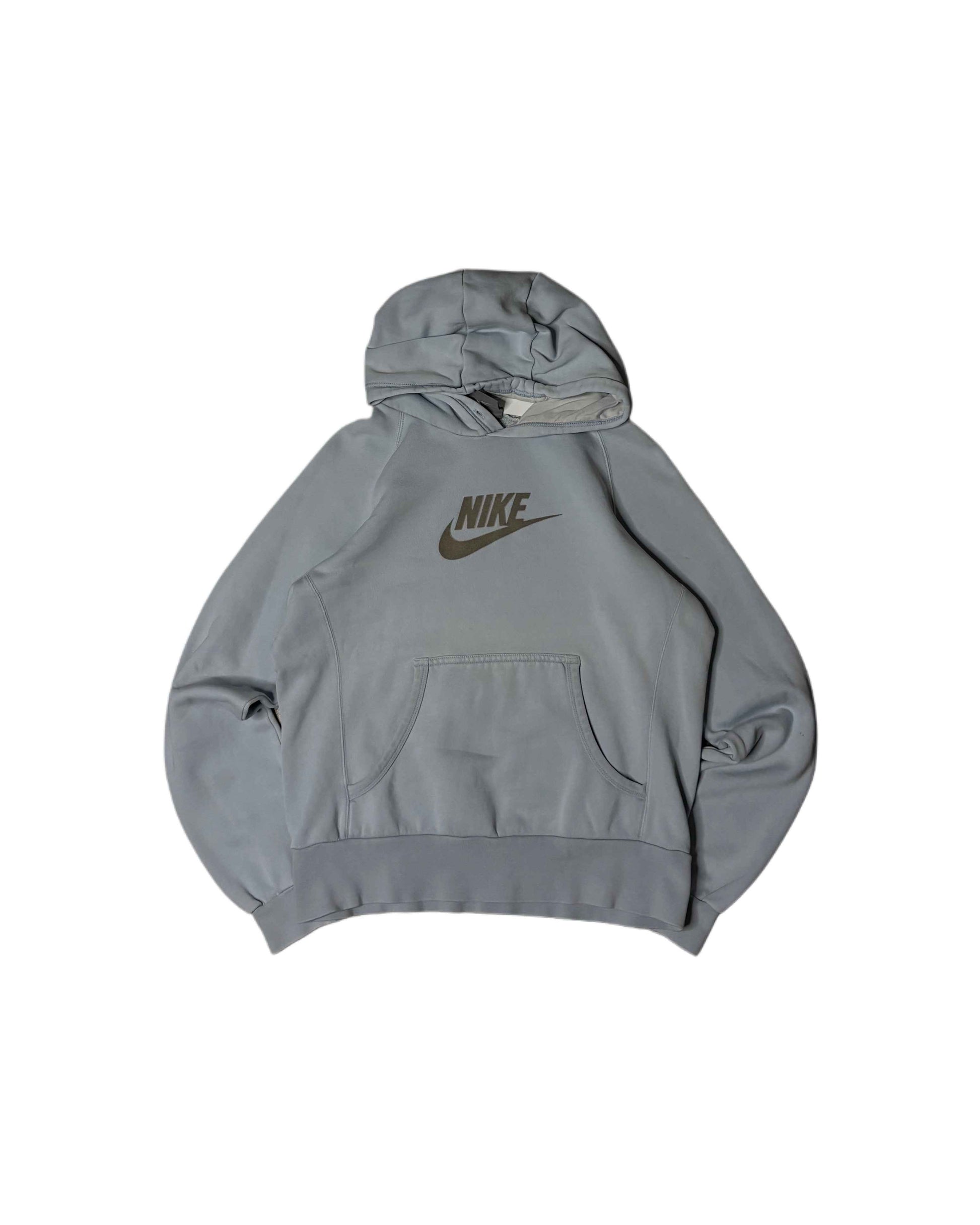 Vintage Nike Hoodie Baby Blue (Womens M) - Gods Thrift Athens