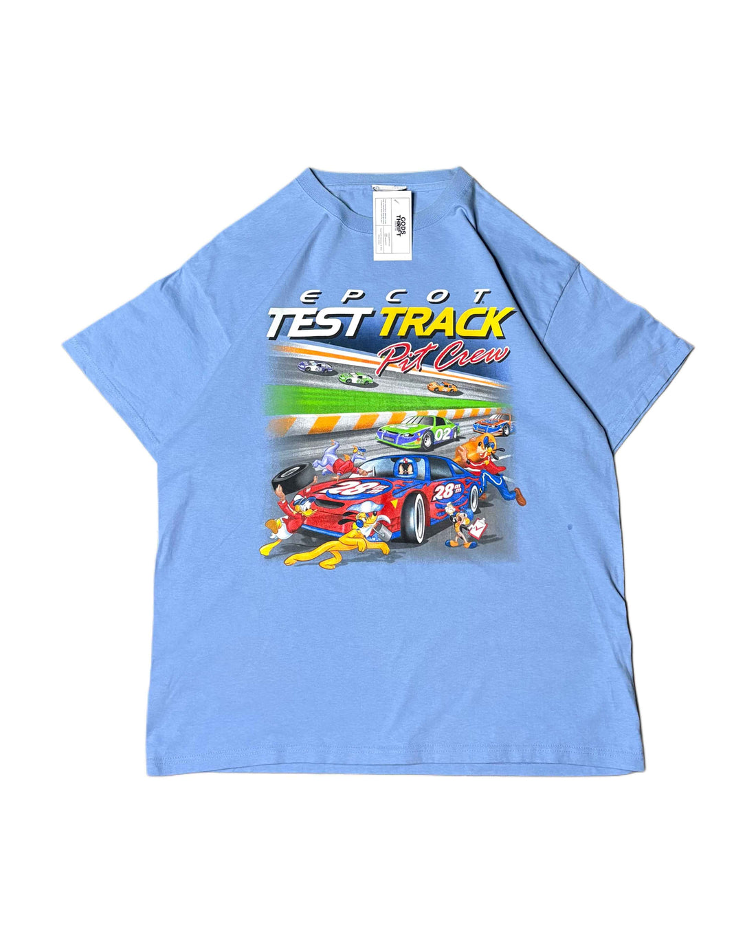 Vintage Disney x Nascar T-shirt Blue (L) - Gods Thrift Athens