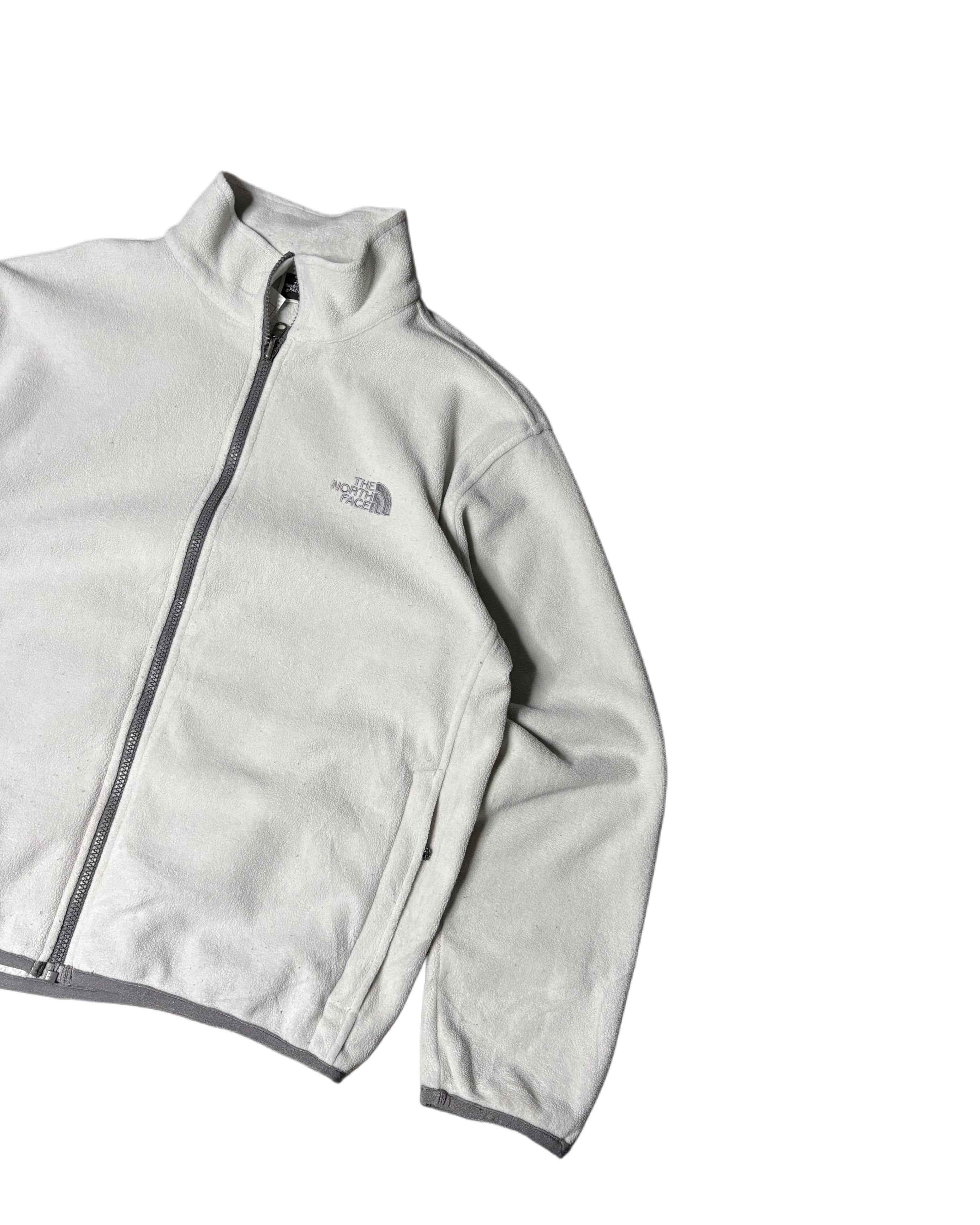 Vintage The North Face Fleece White Womens (M) - Gods Thrift Athens