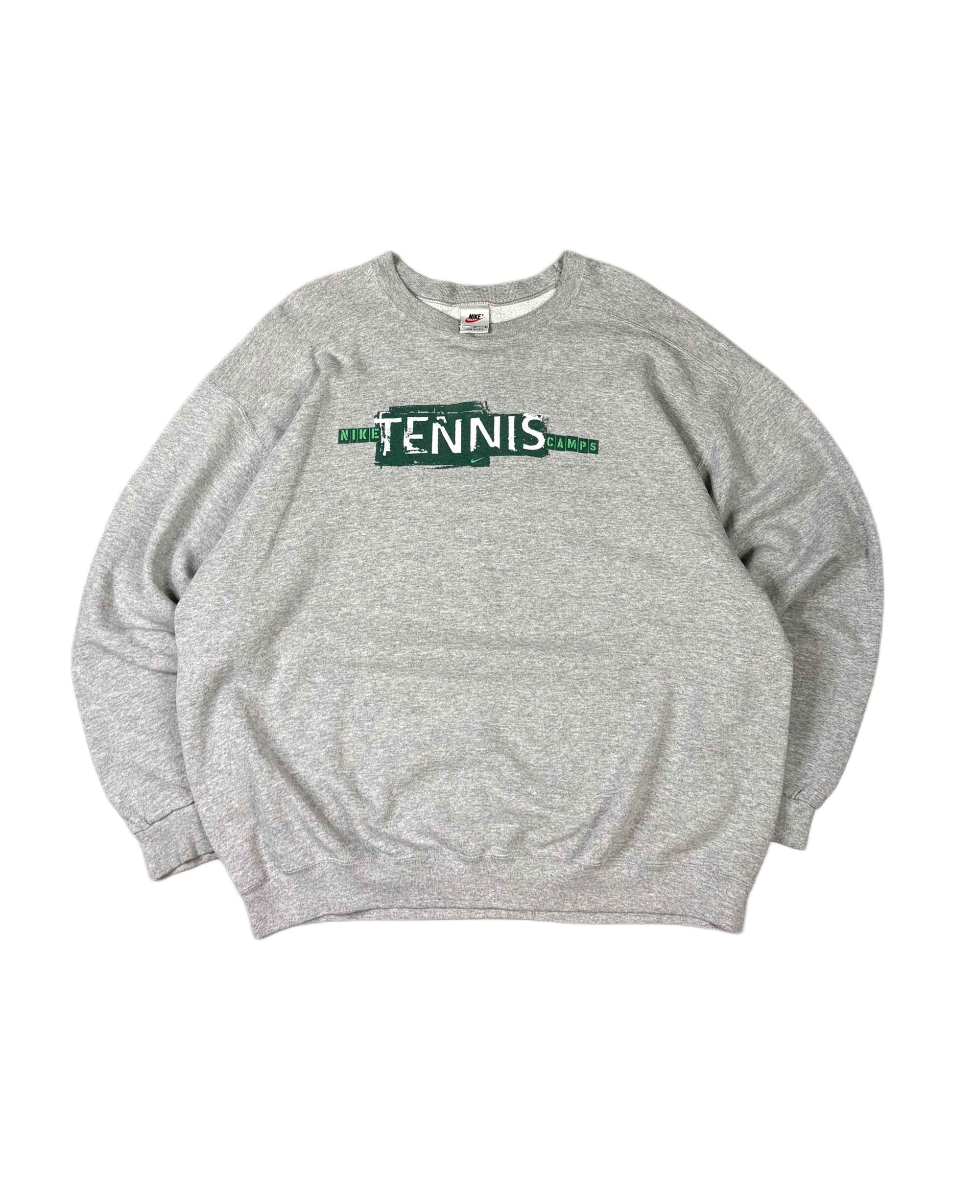 Vintage Nike Tennis Crewneck Grey (L) Made in USA
