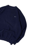 Vintage Nike Crewneck Navy Blue (M) - Gods Thrift Athens