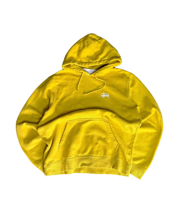 Stussy Hoodie Yellow (M) - Gods Thrift Athens