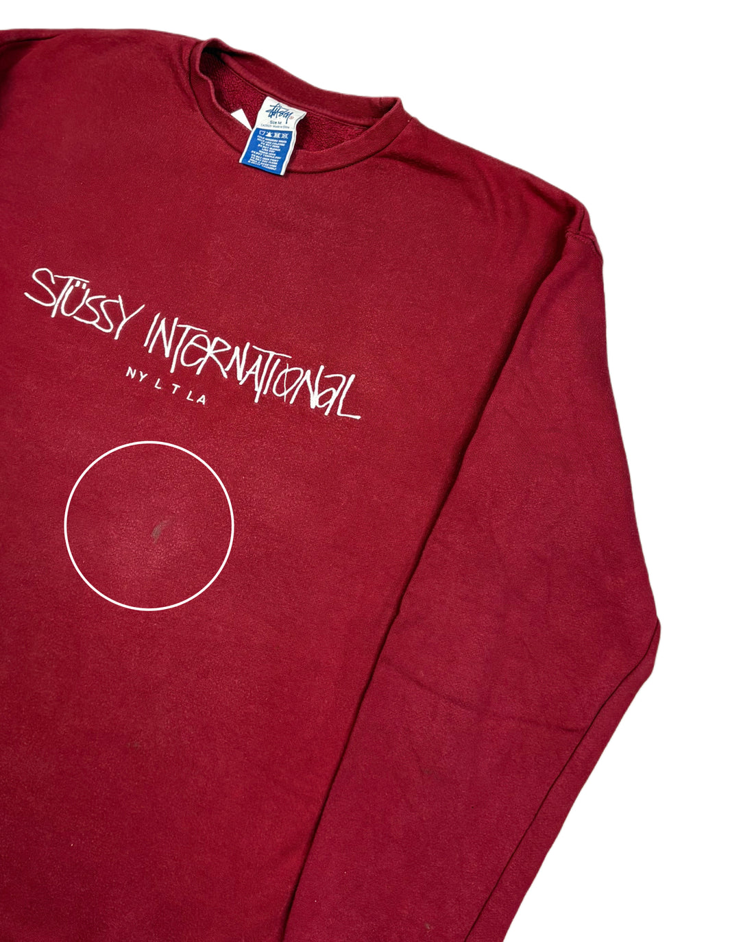 Vintage 00s Stussy Crewneck Red (M)