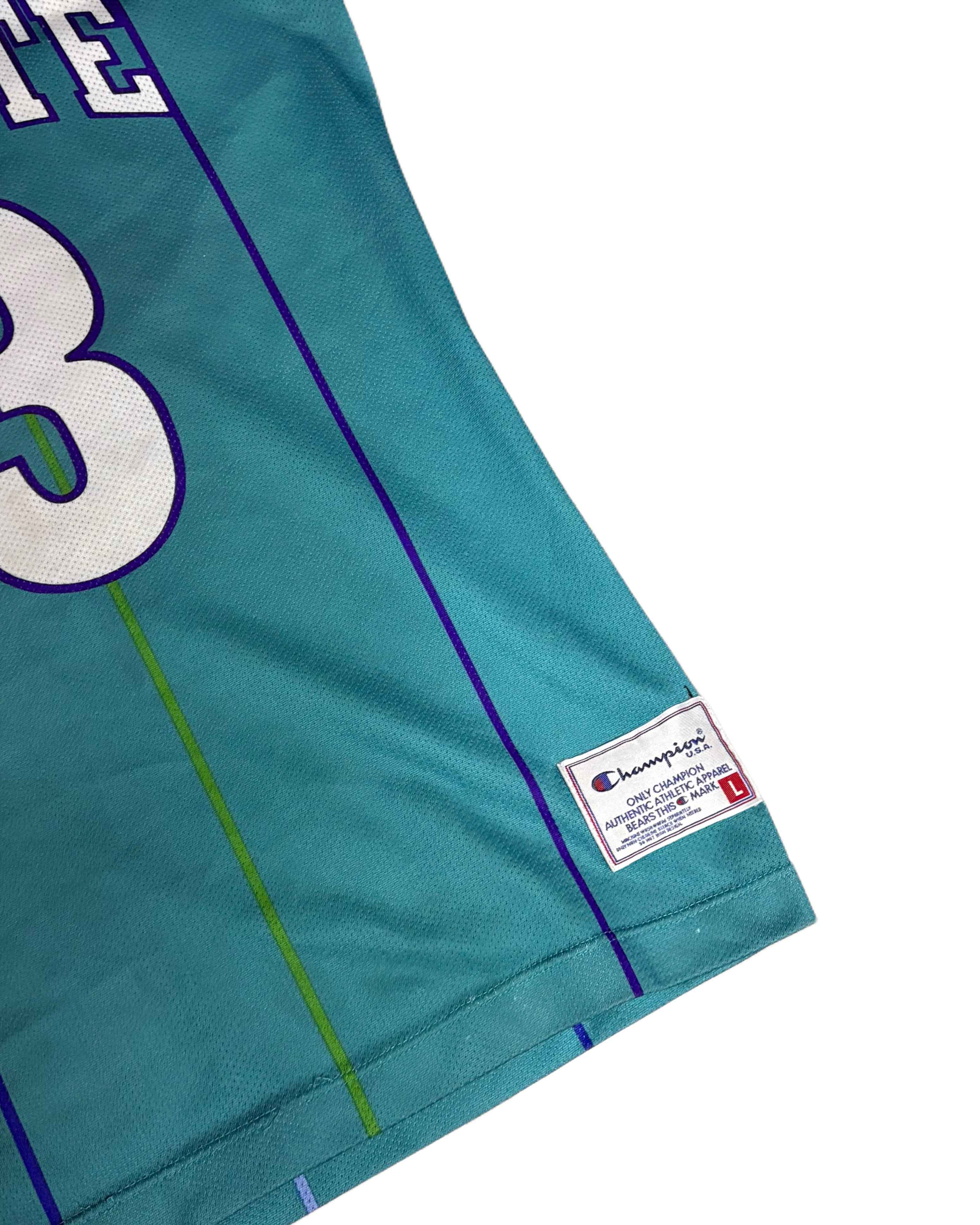 90s Champion NBA Charlotte Hornets Set Blue (L) - Gods Thrift Athens