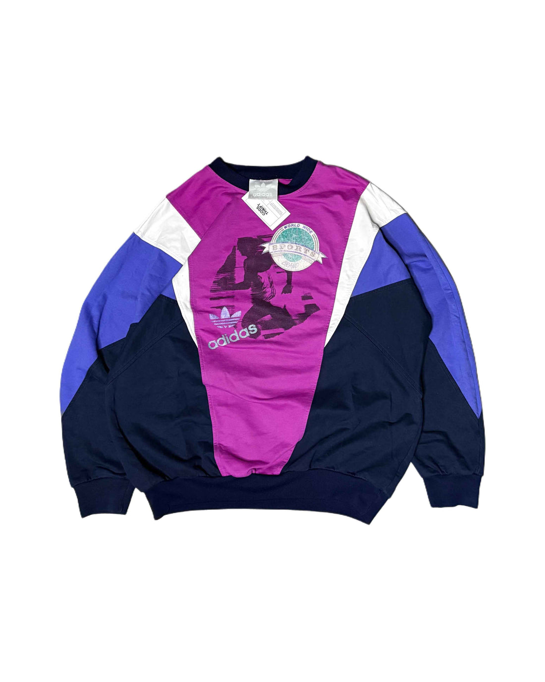 Vintage Adidas Crewneck Multicolor (L)