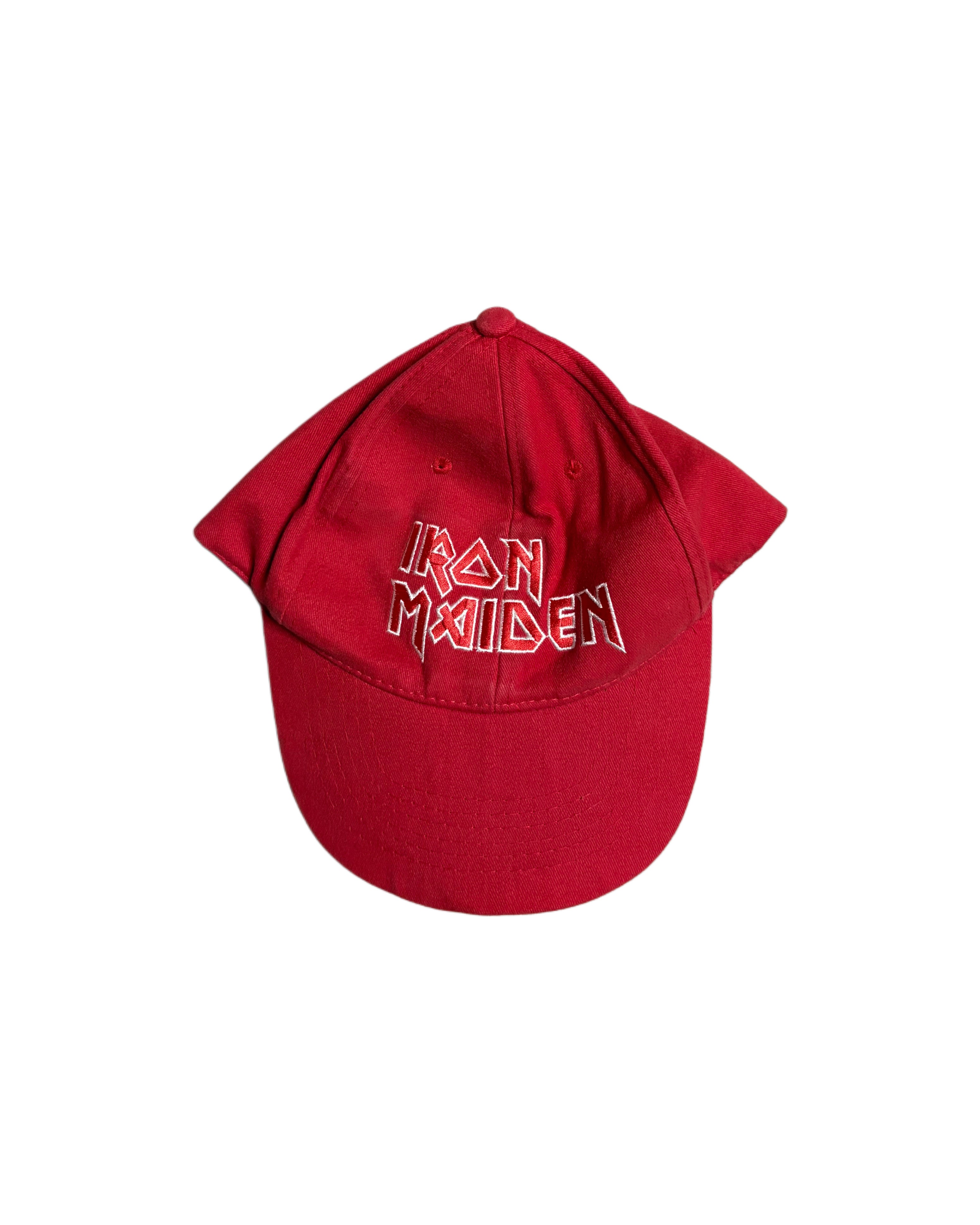 Gorra vintage de Iron Maiden, roja (T.U.)