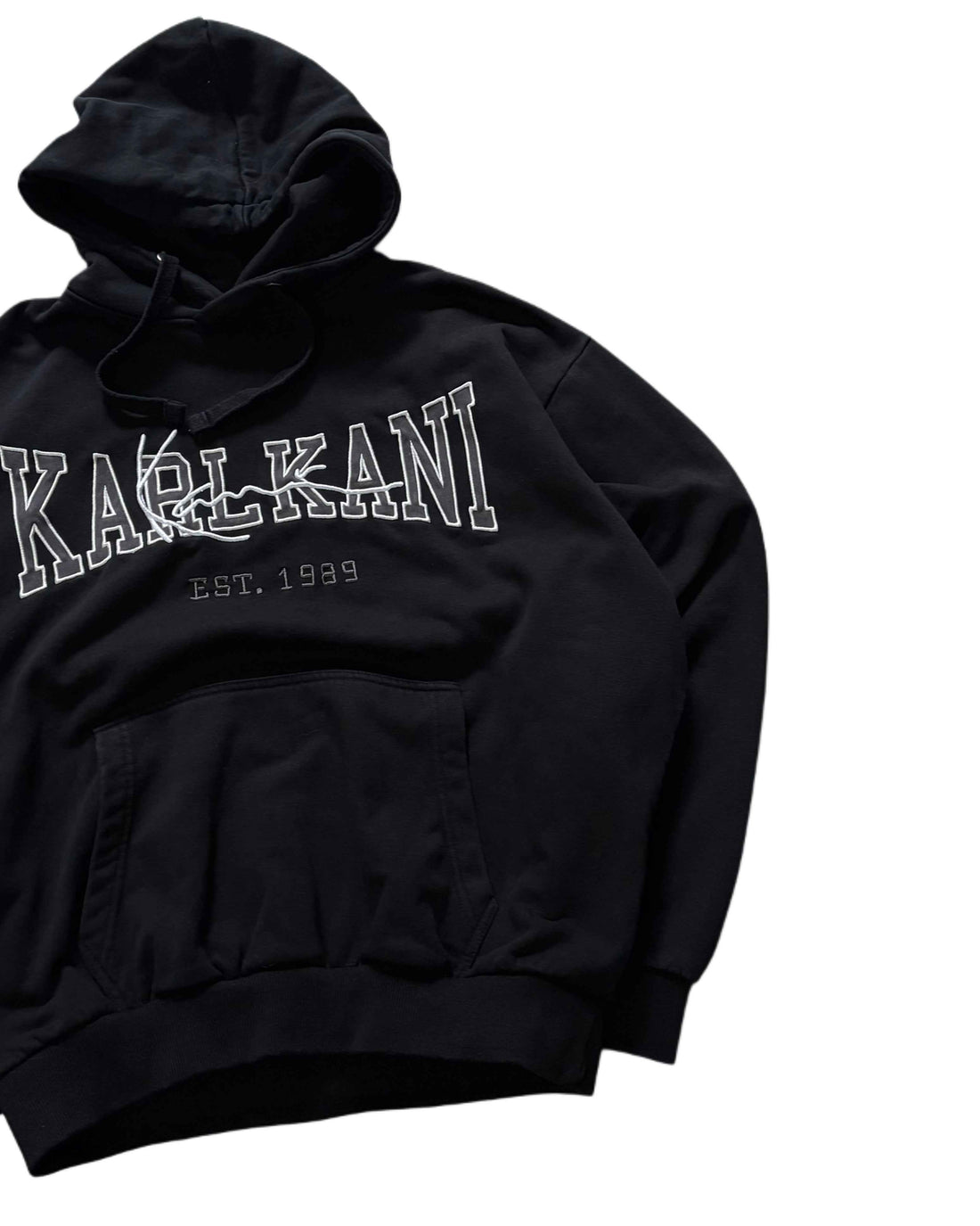 Vintage Karl Kani Sweater Black (M) - Gods Thrift Athens