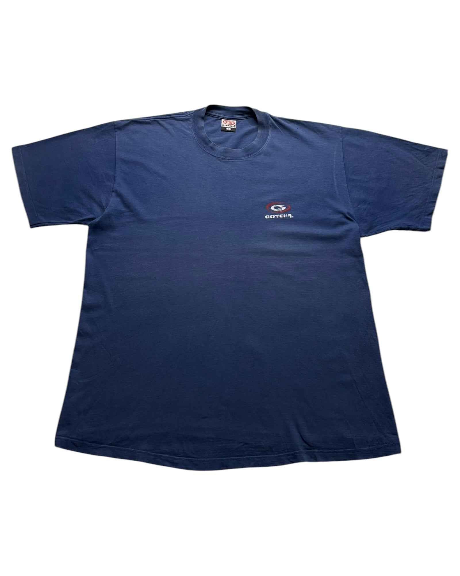 Vintage 2000s Gotcha Surf Tee | Navy Blue | Size L