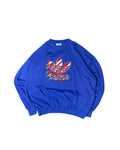 Vintage Adidas Crewneck Blue (M) - Gods Thrift Athens