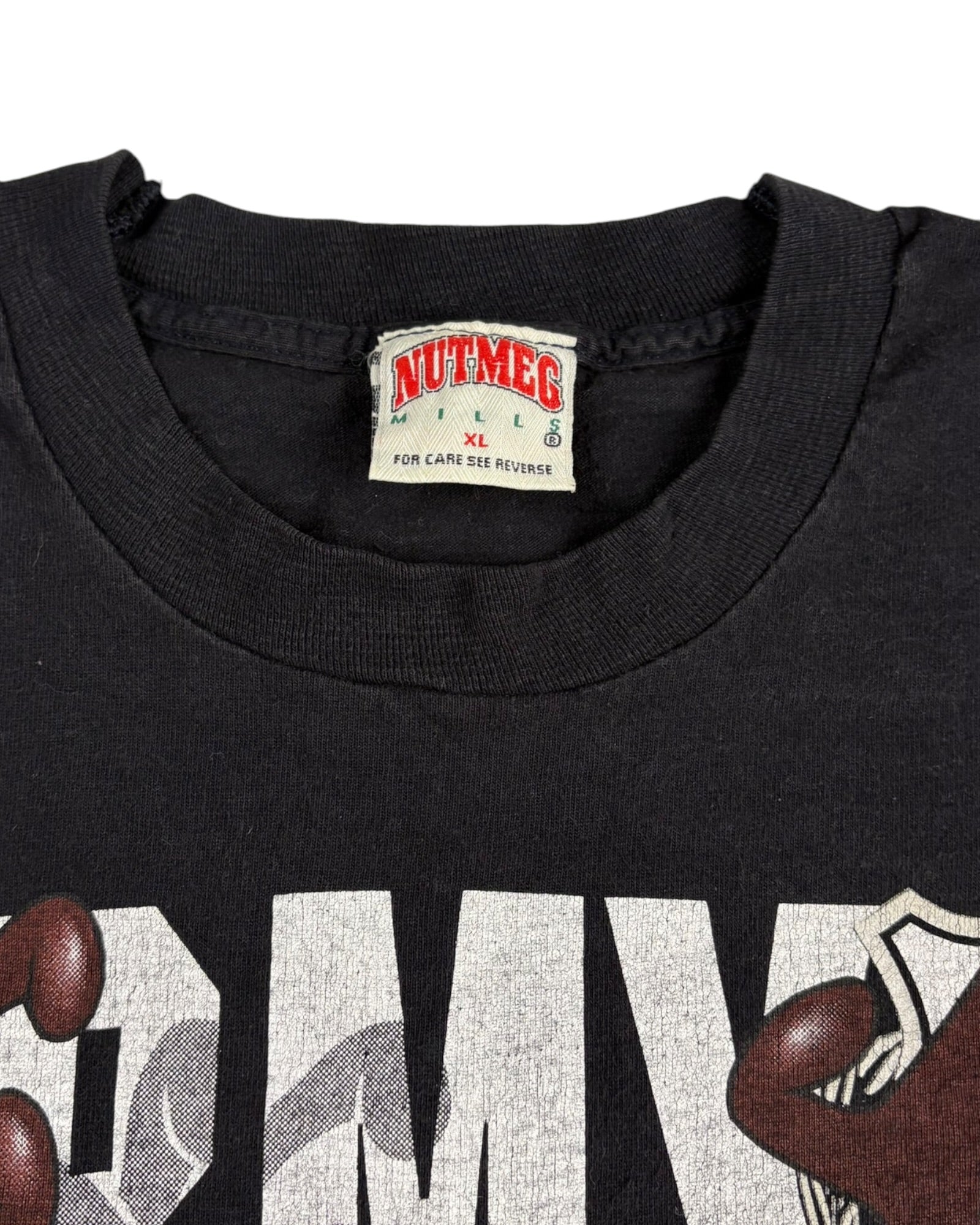 Vintage 1996 Taz Euro Nutmeg  Single Stitch Tee | Size L