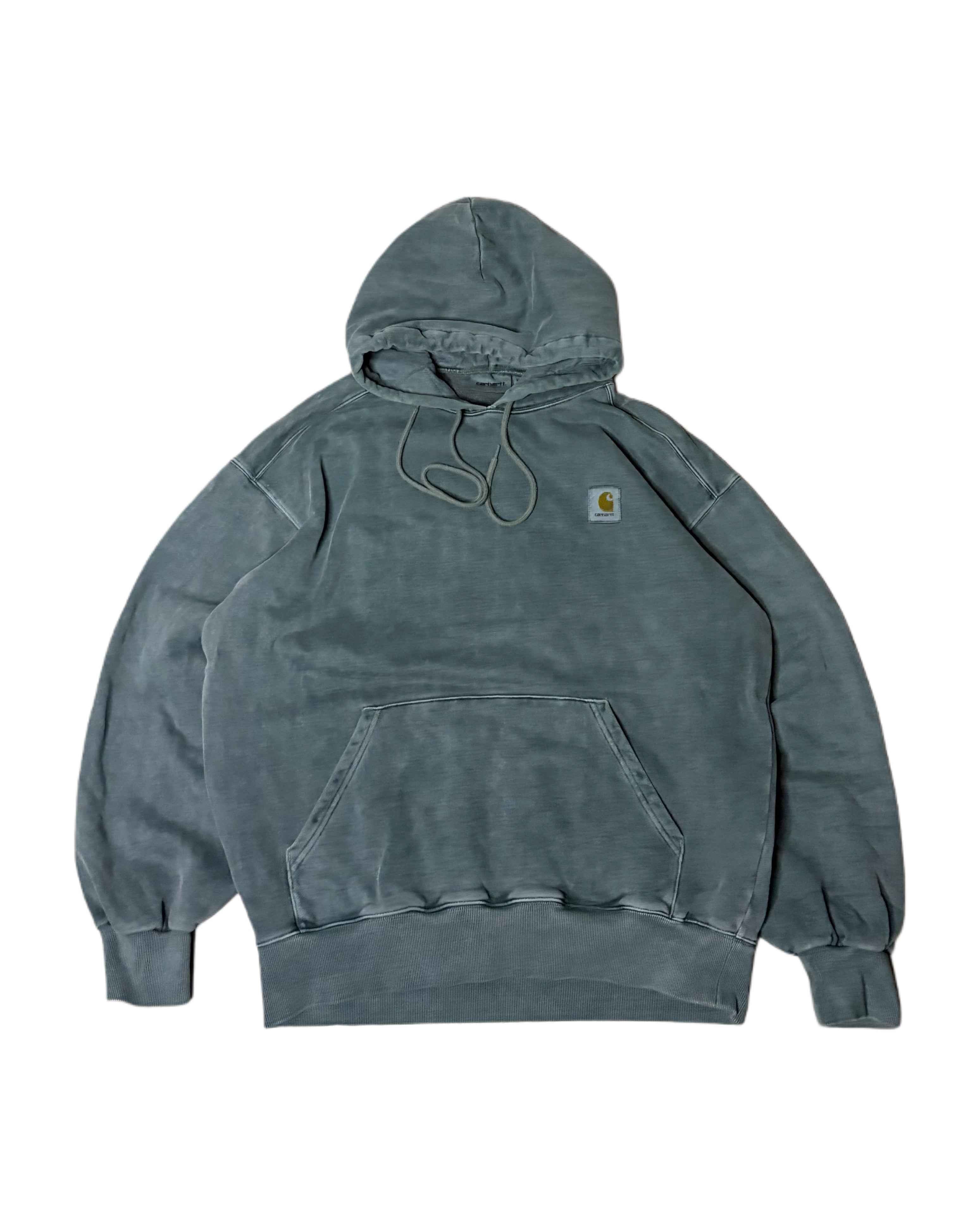 Carhartt Hoodie Petrol (M) - Gods Thrift Athens