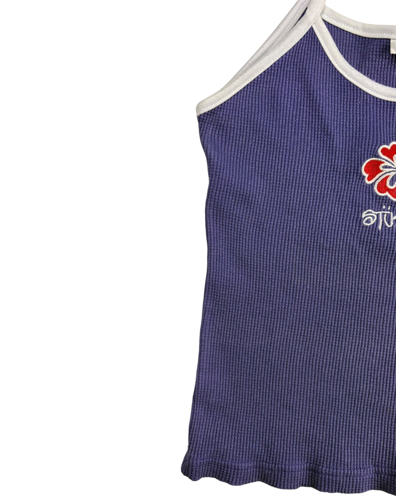 Vintage Stussy Women's Top | Purple | Size L