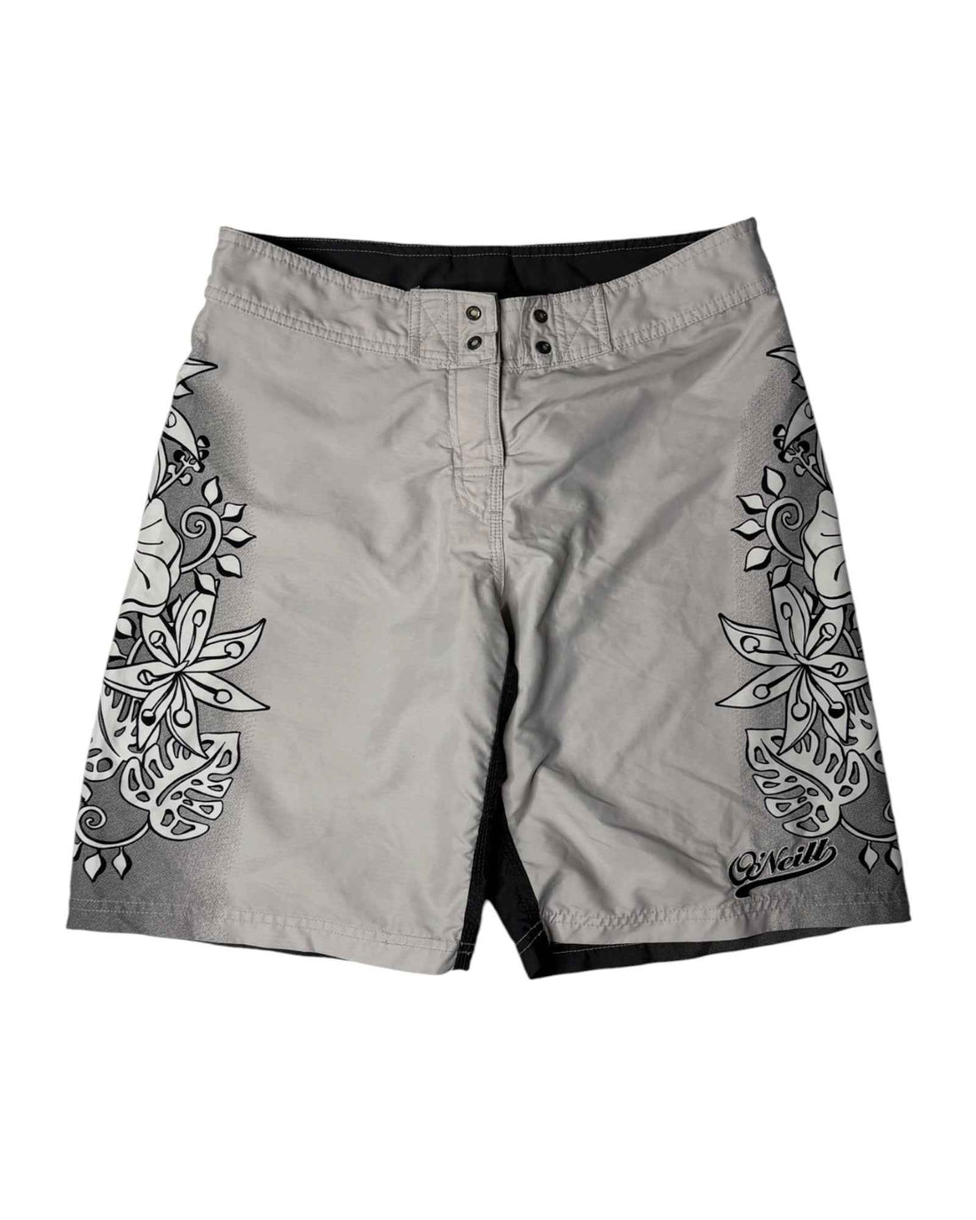 Vintage O'Neill Floral Board Shorts | Grey | Size S