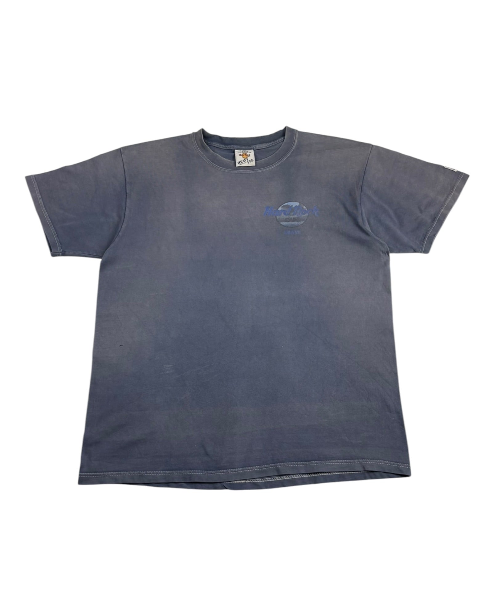 Vintage Hard Rock Cafe Miami Tee | Faded Navy | Size L | Made in USA