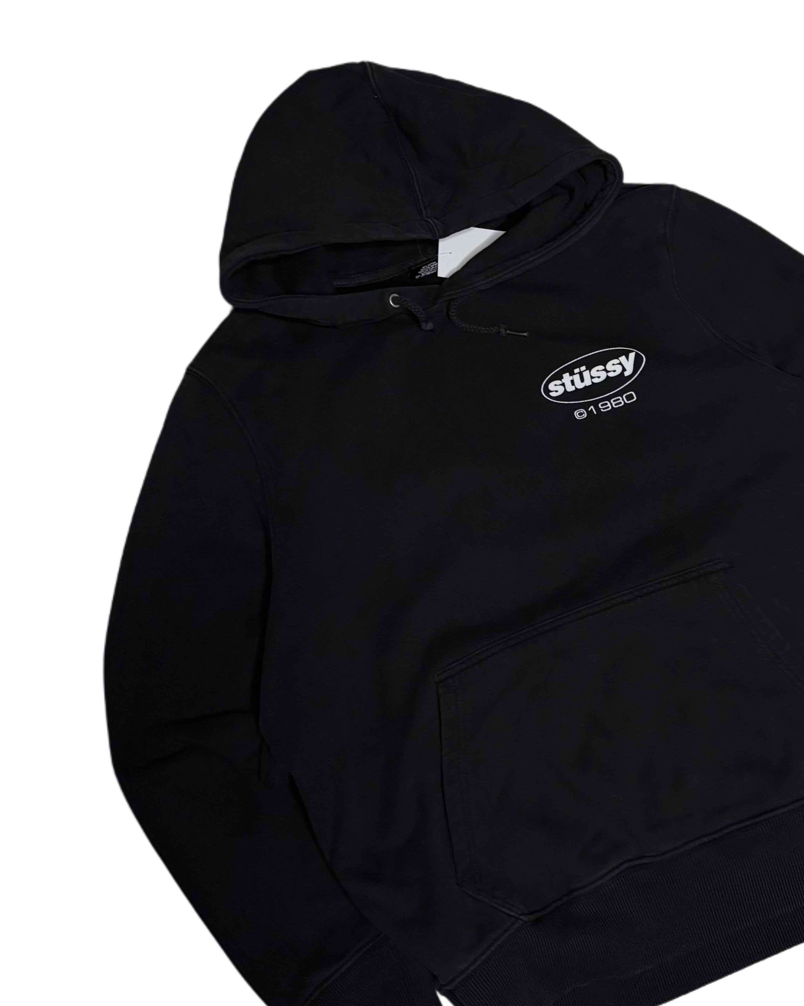 Stussy Hoodie Black (M) - Gods Thrift Athens