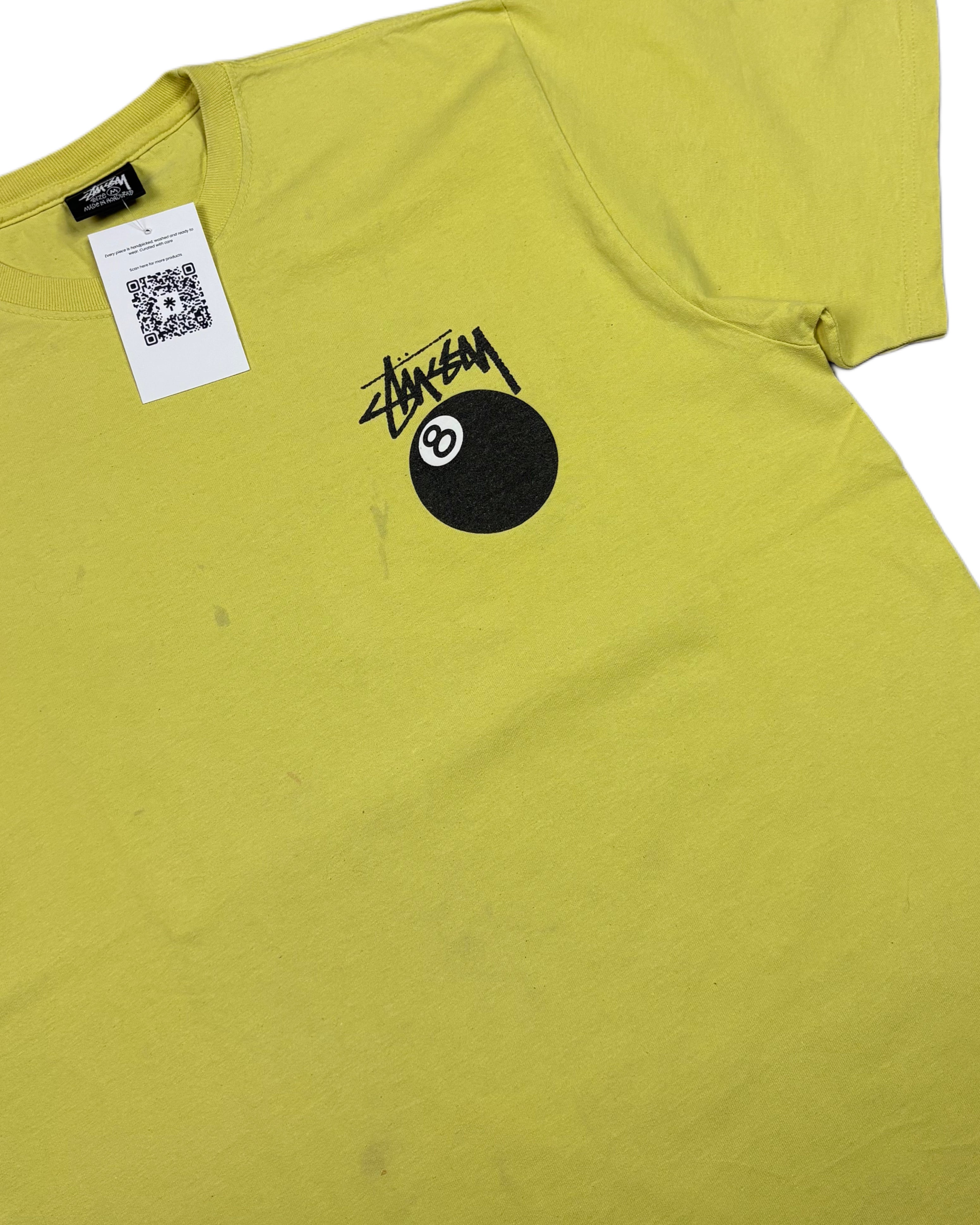 Stussy 8 Ball T-shirt Yellow (M)