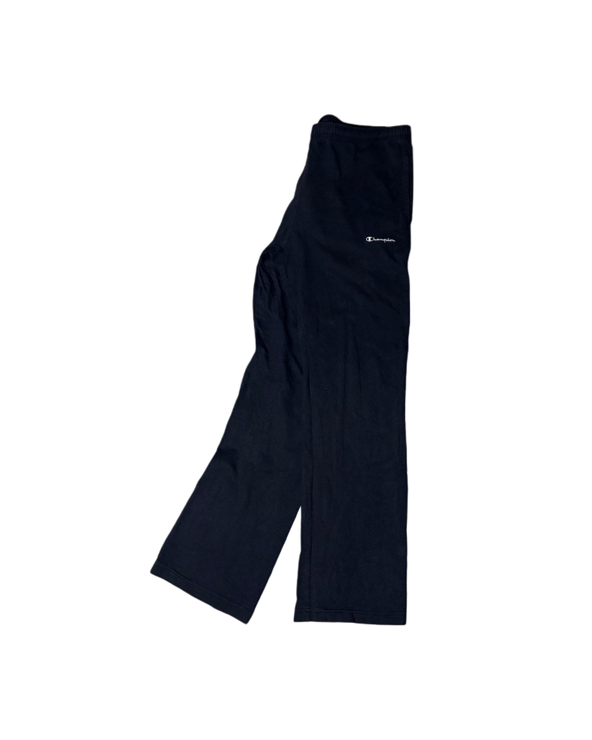 Vintage Champion Sweatpants Navy Blue (M) - Gods Thrift Athens