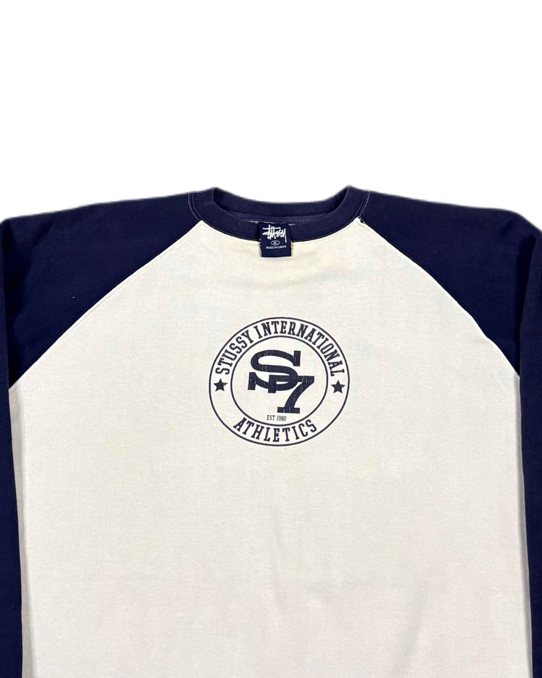 Vintage Stussy 2000-2005 Crewneck Cream (XL)