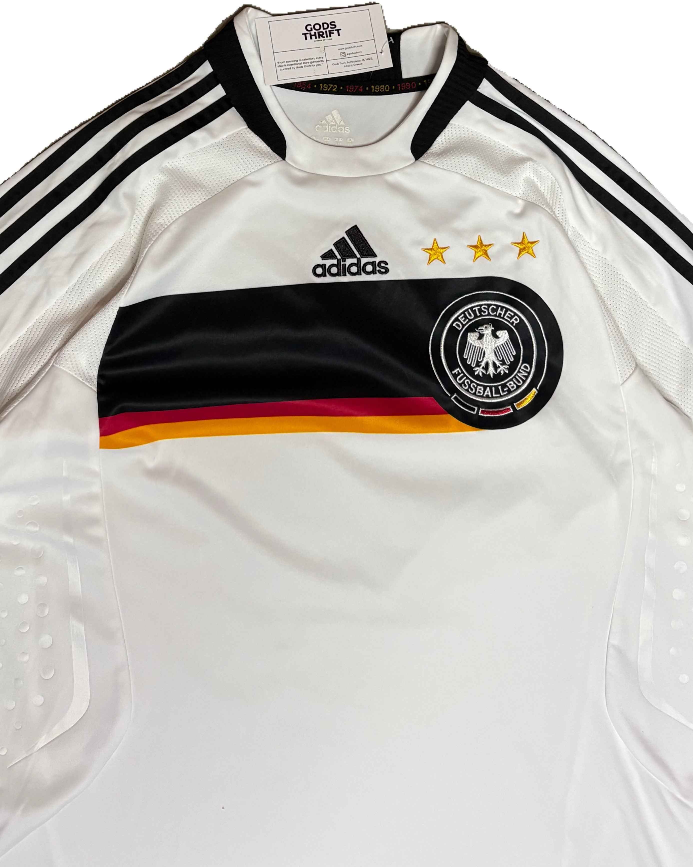 00s Germany National Tee Football Tee White (M) - Gods Thrift Athens