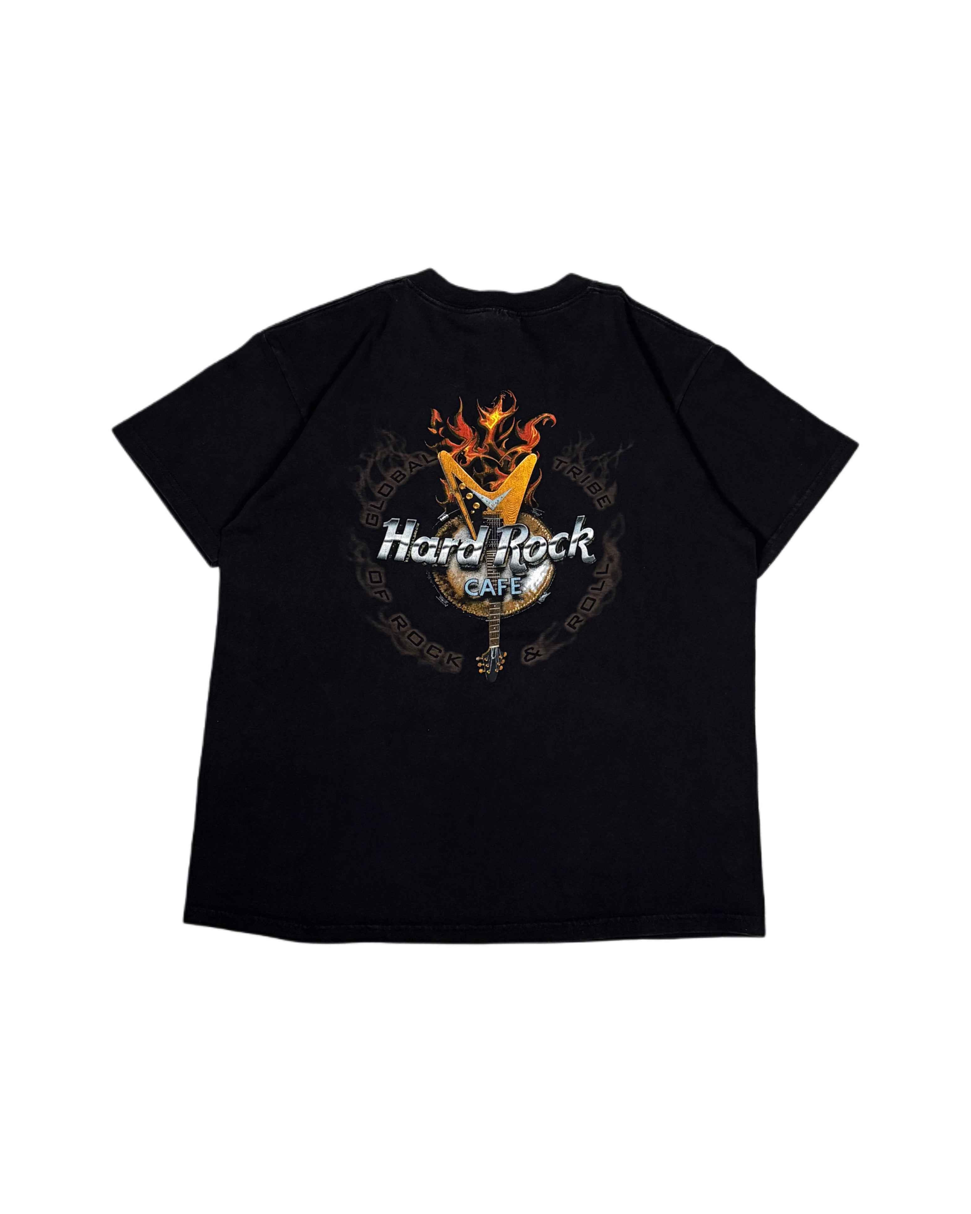 Vintage Hard Rock Cafe T-shirt Black (L) - Gods Thrift Athens