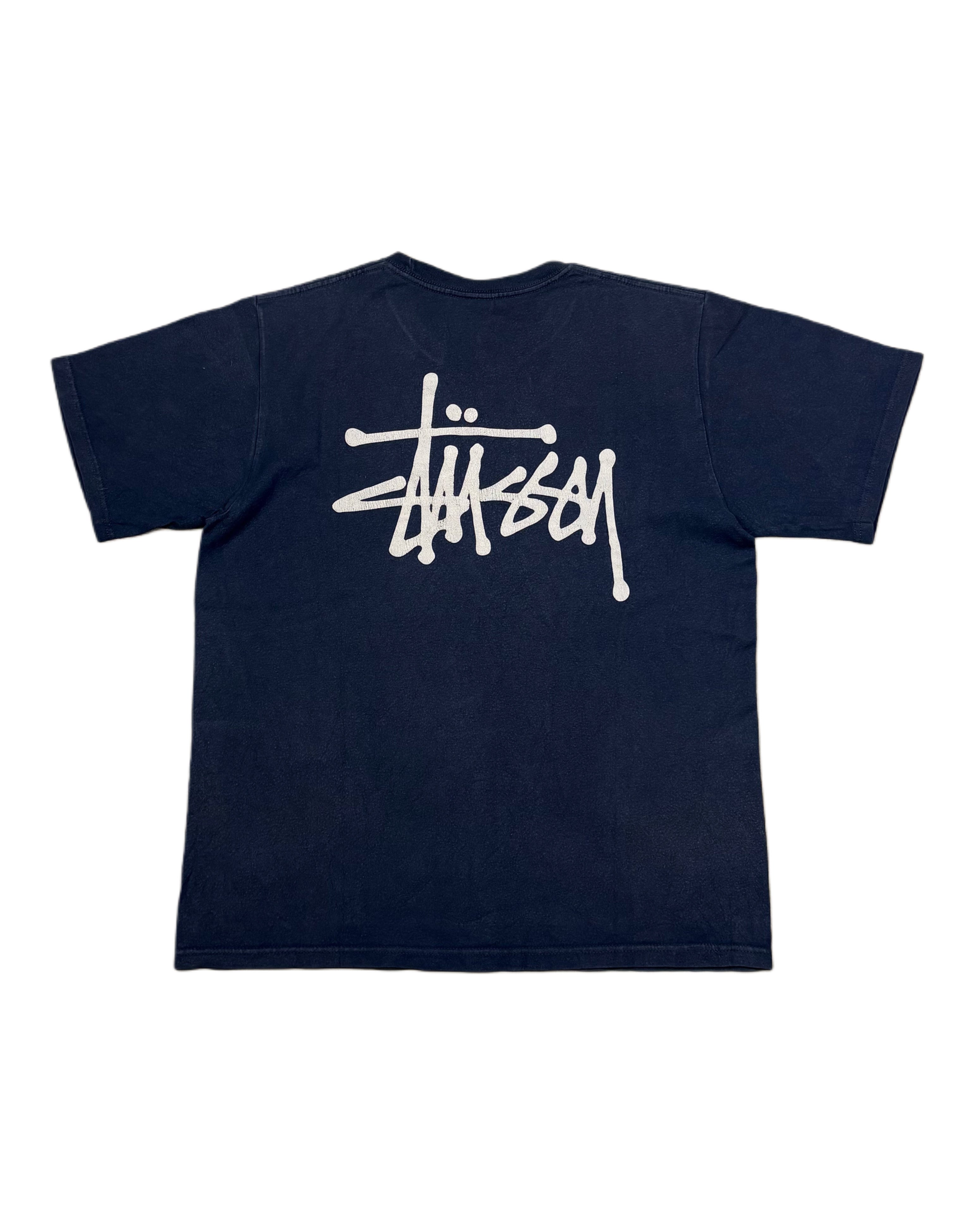 Stussy T-shirt Navy Blue (M)