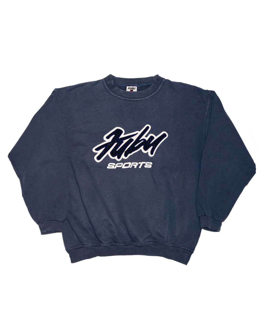 Fubu crewneck in petrol - Gods Thrift Athens