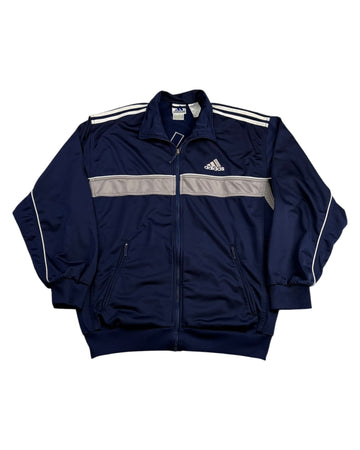 Vintage 2000s Adidas Track Jacket | Navy Blue | Size M