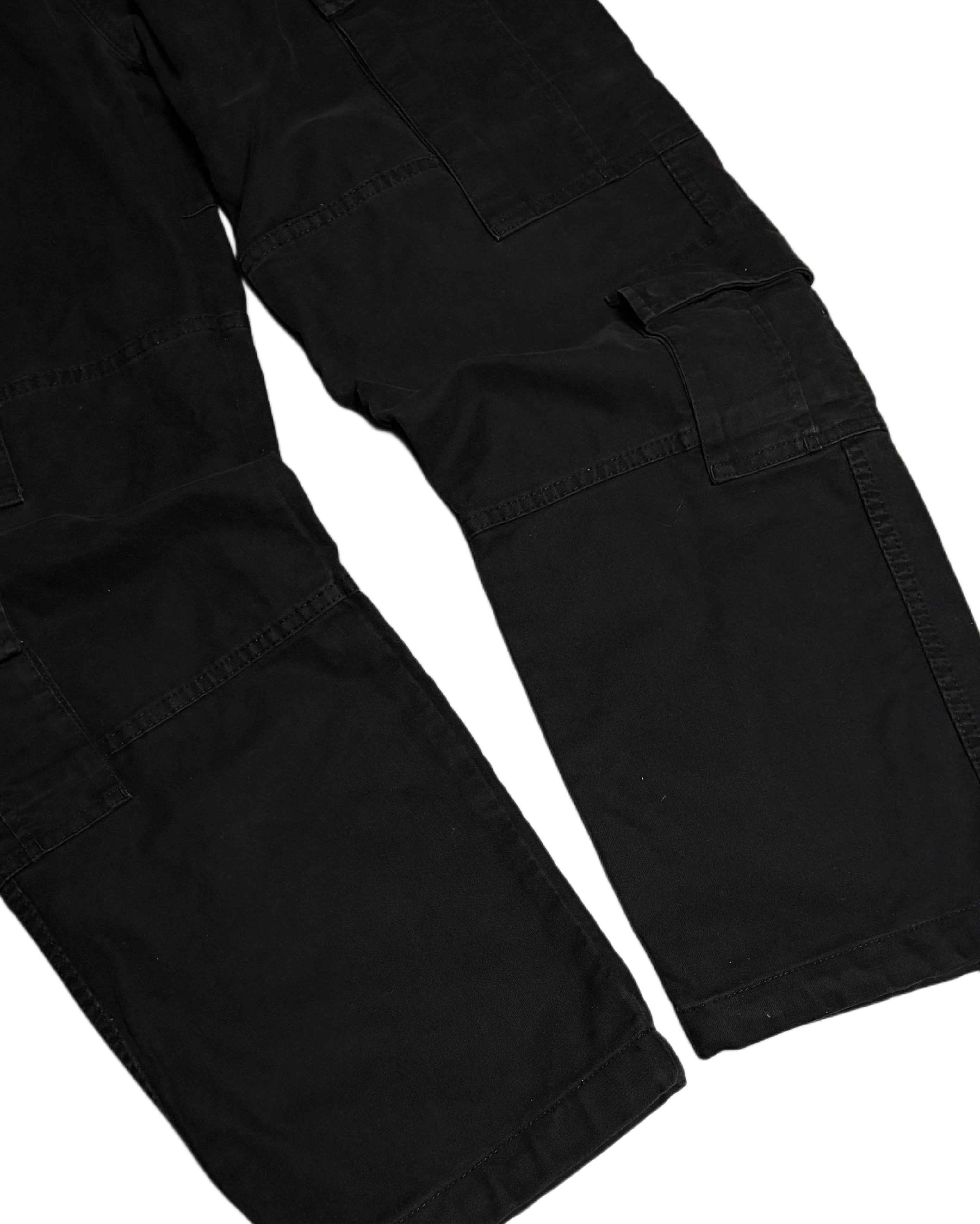 Stussy Multipocket Cargo Pants Black (W29) - Gods Thrift Athens