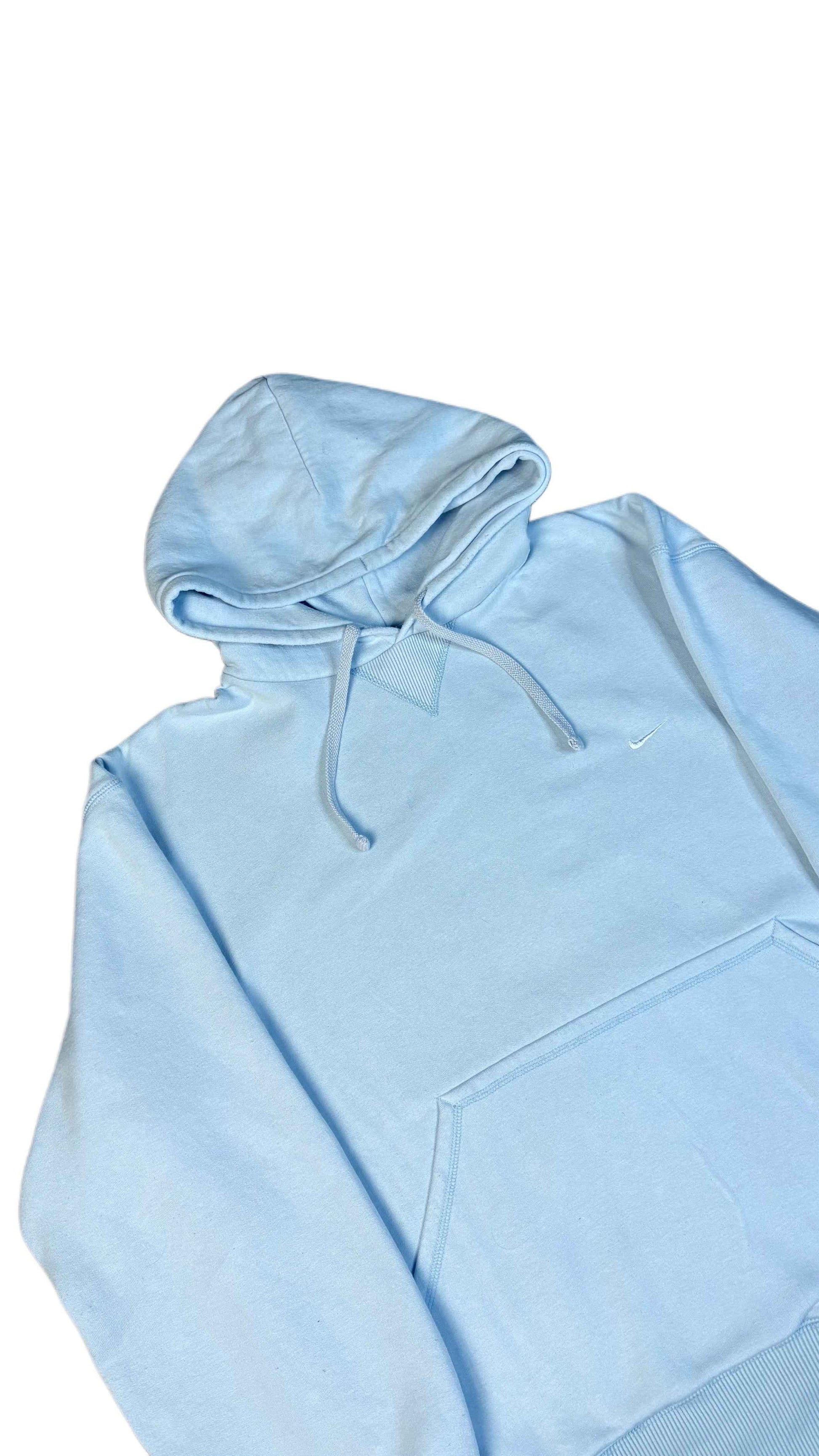 Vintage Nike Hoodie Baby Blue (XL) - Gods Thrift Athens