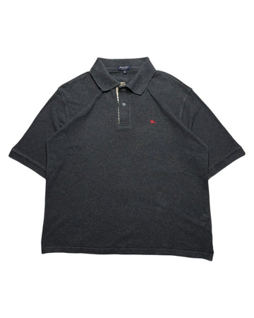 Vintage 2000s Burberry Polo | Grey | Size M | Made in UK