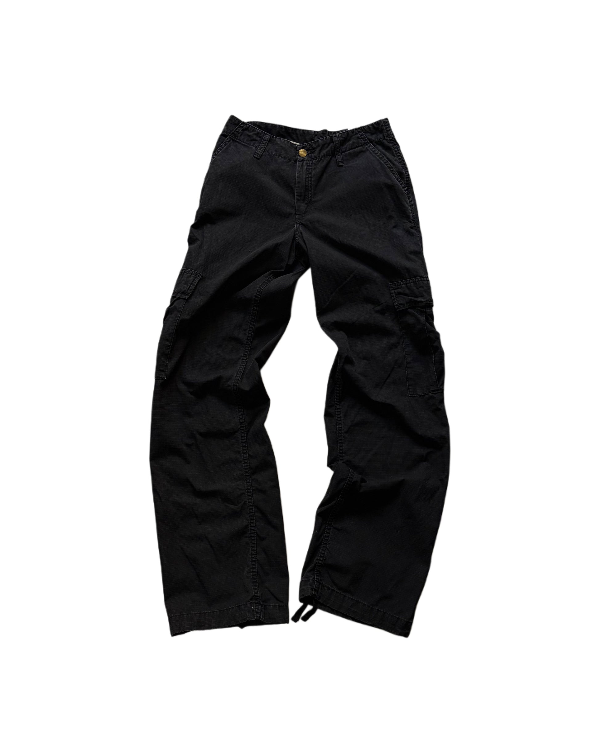 Vintage Carhartt Cargo Pants Black (W26) - Gods Thrift Athens
