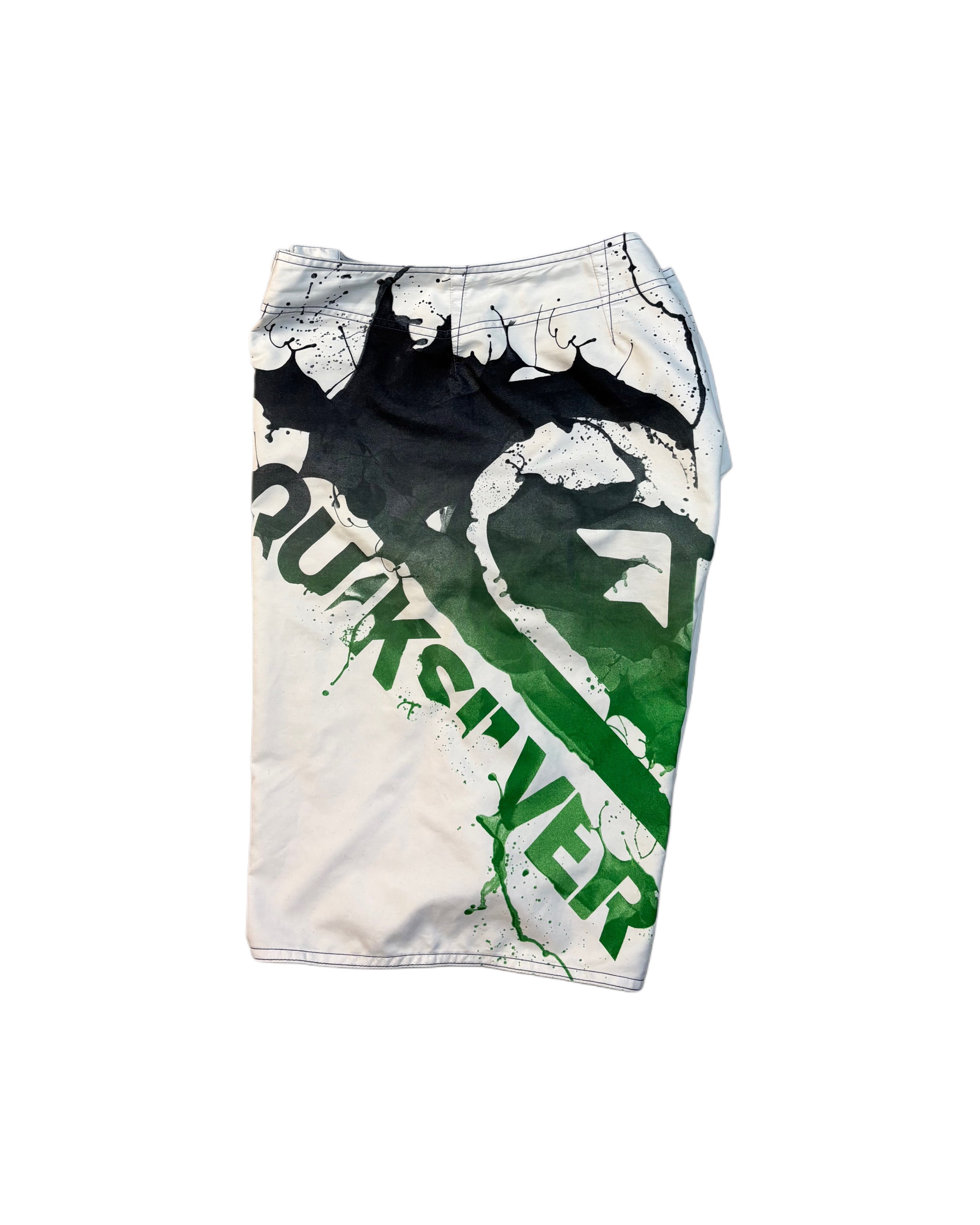 Vintage Quiksilver Swimshorts White (L)