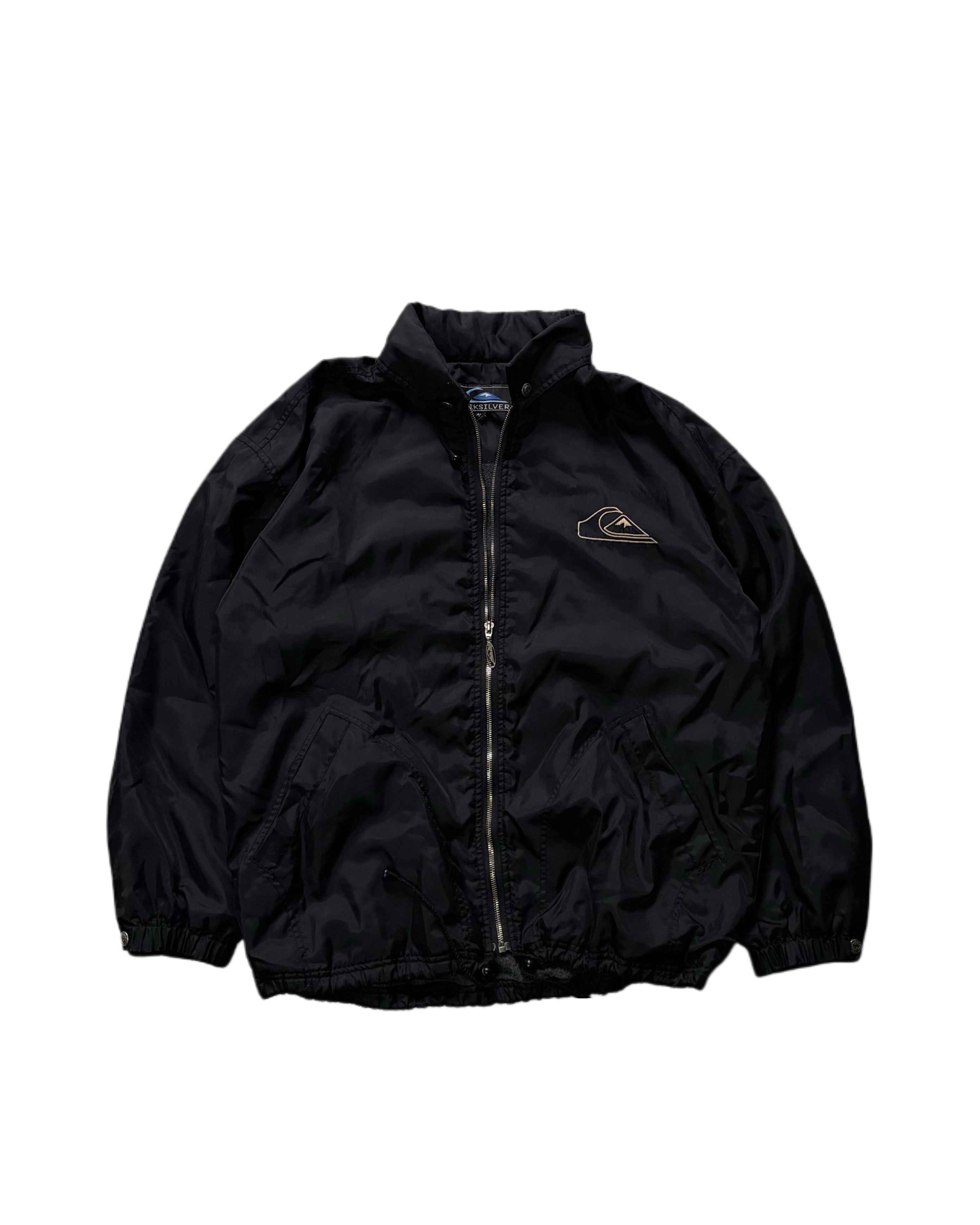 Vintage Quiksilver Coat Black (M) - Gods Thrift Athens