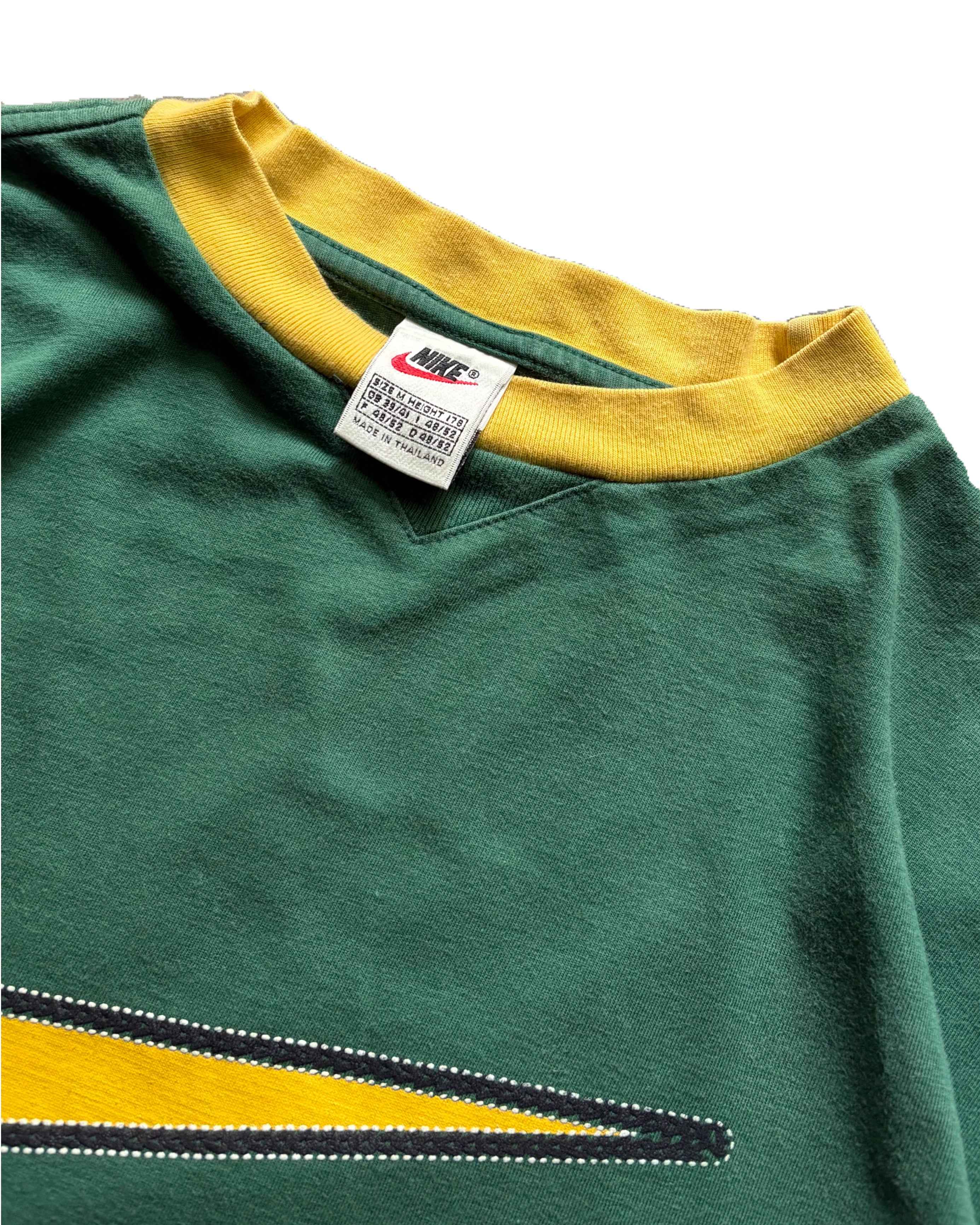 00s Nike T-shirt Green (M) - Gods Thrift Athens