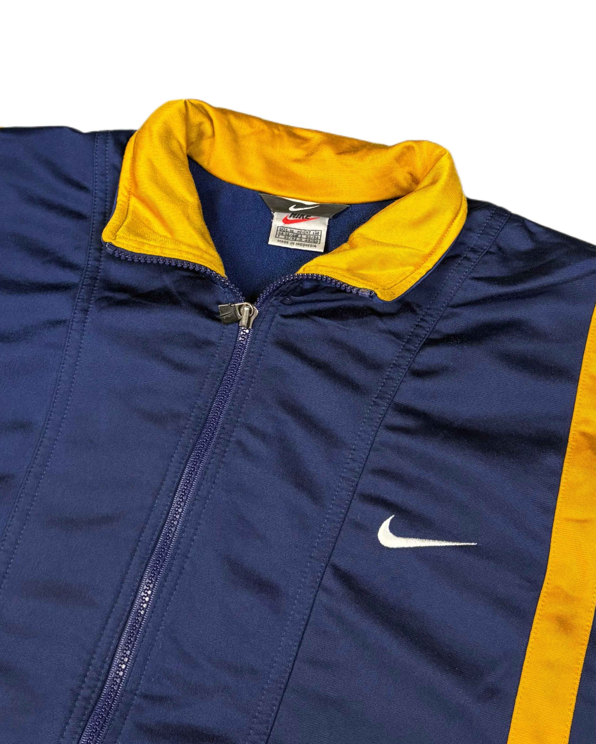 Vintage 90s Nike Jacket Navy Blue (L) - Gods Thrift Athens